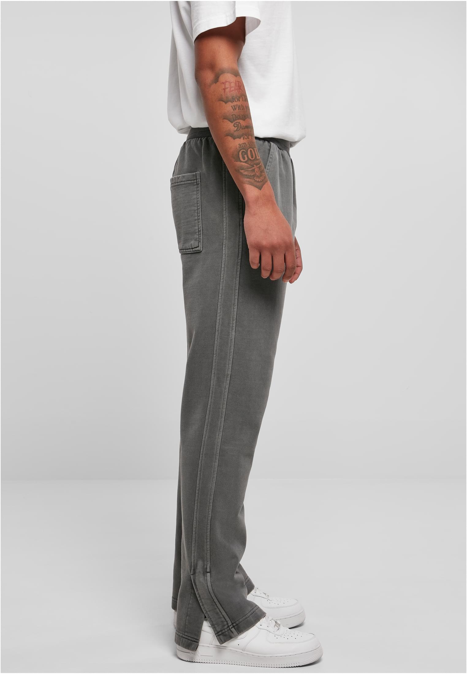 Heavy Terry Garment Dye Slit Sweatpants | darkshadow