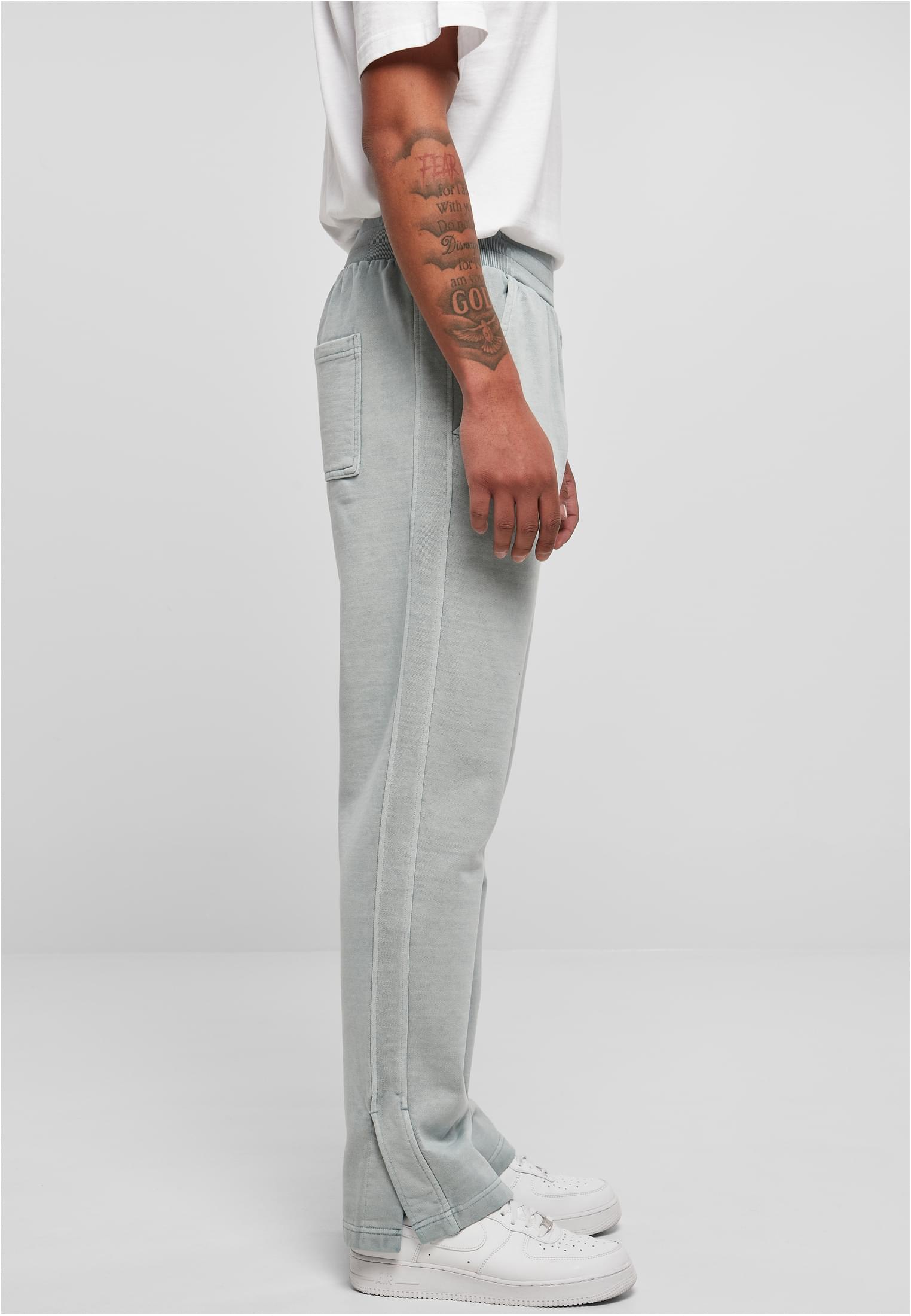 Heavy Terry Garment Dye Slit Sweatpants | summerblue