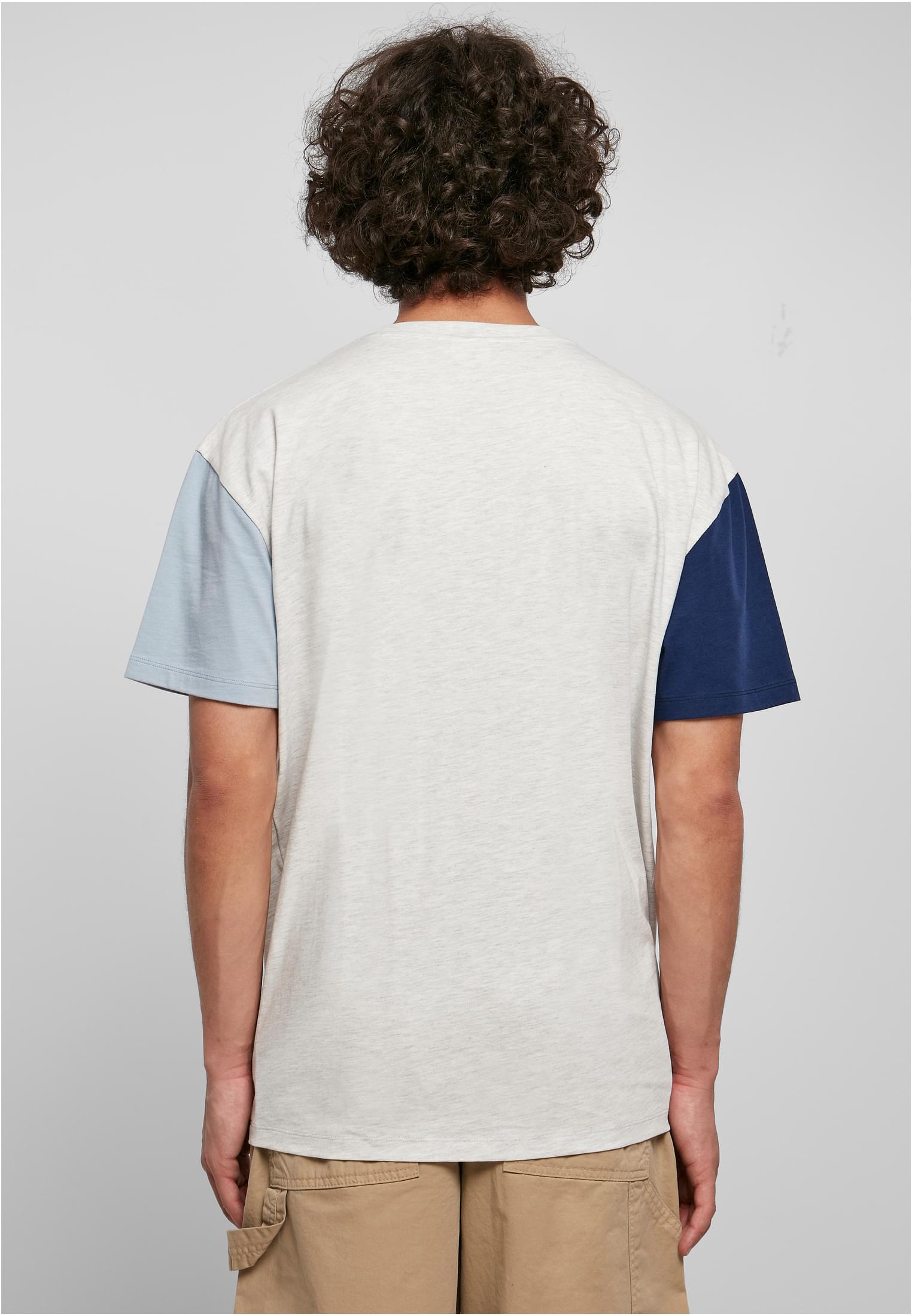 Organic Oversized Colorblock Tee | lightgrey