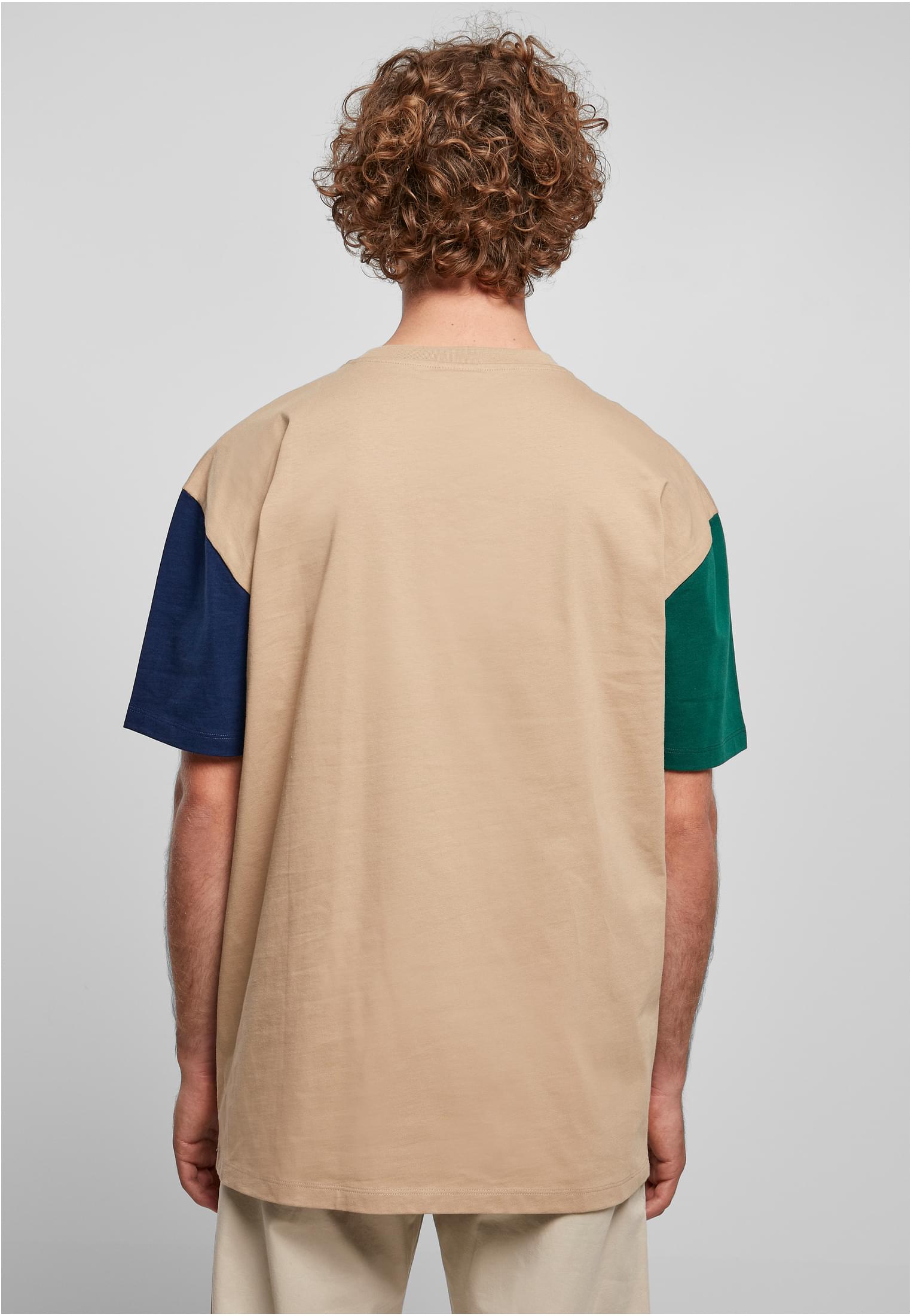 Organic Oversized Colorblock Tee | unionbeige