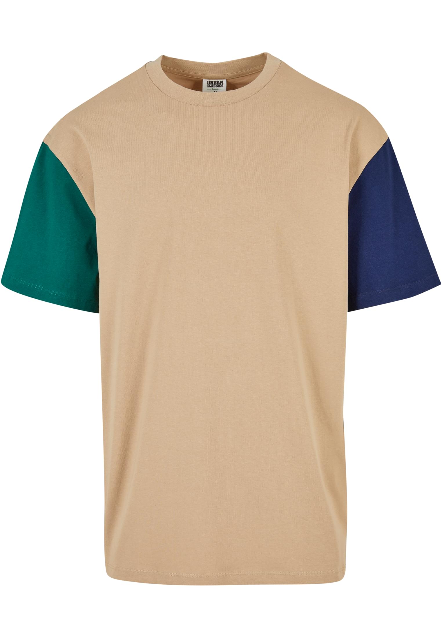 Organic Oversized Colorblock Tee | unionbeige