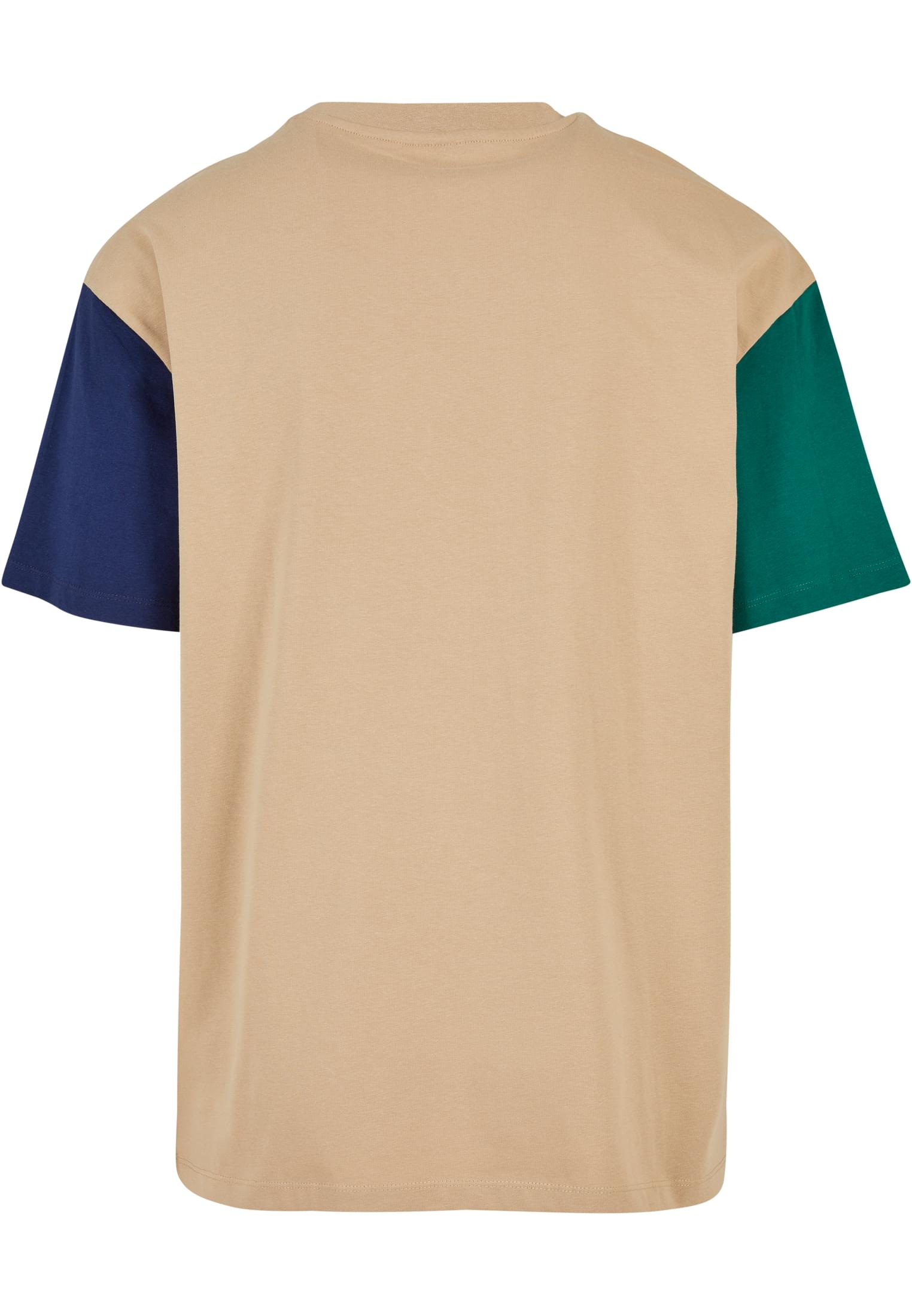 Organic Oversized Colorblock Tee | unionbeige