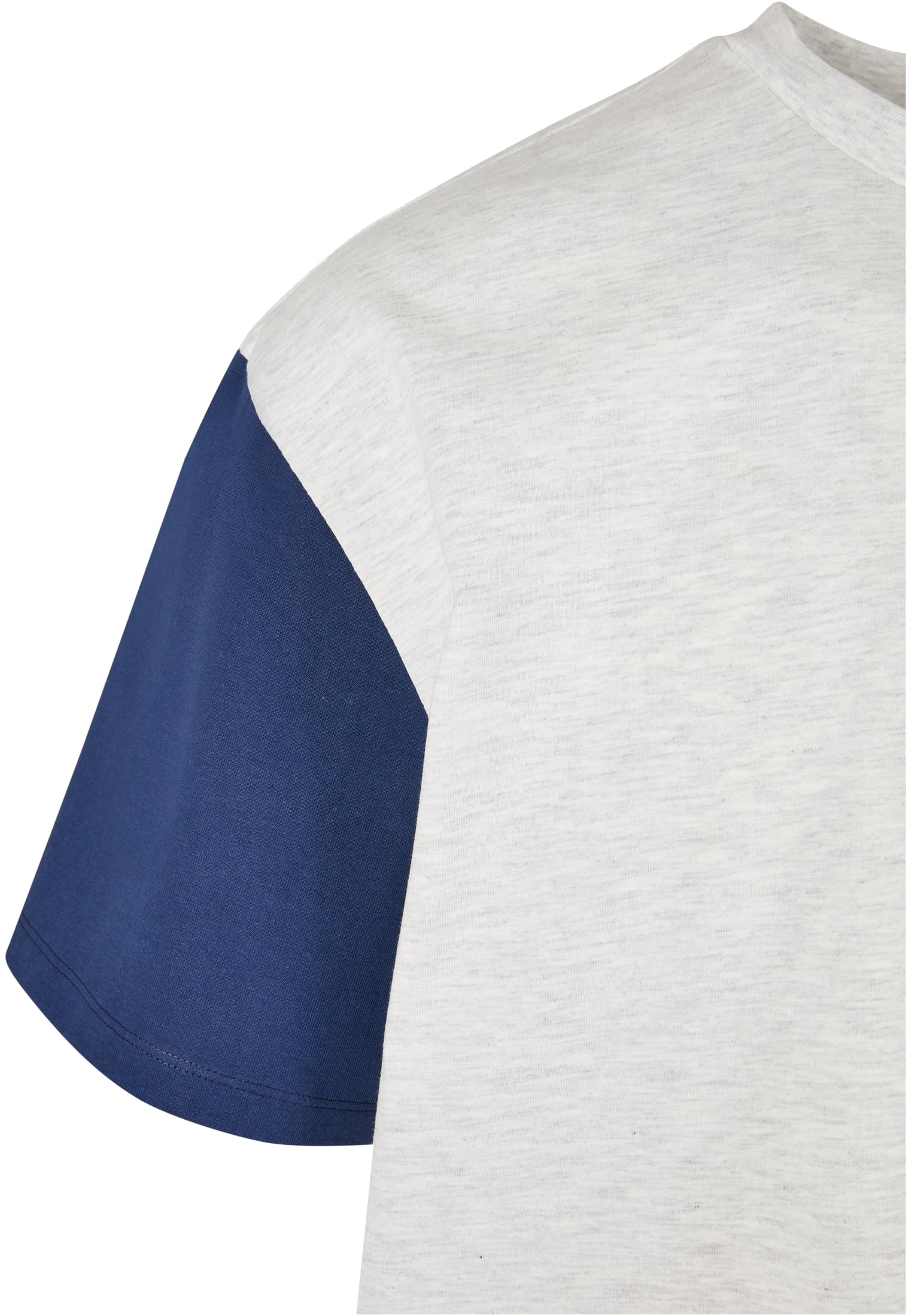 Organic Oversized Colorblock Tee | lightgrey