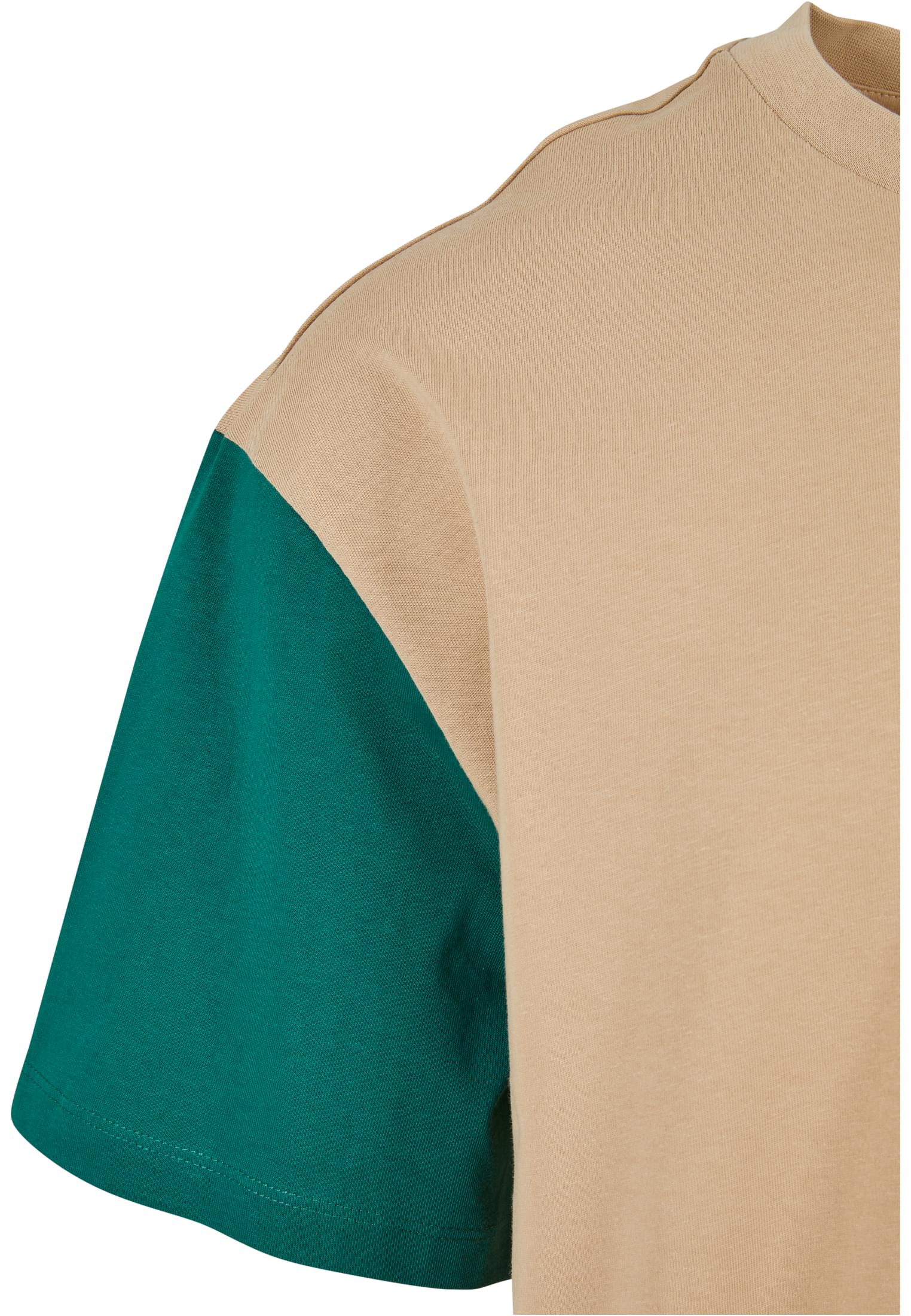 Organic Oversized Colorblock Tee | unionbeige