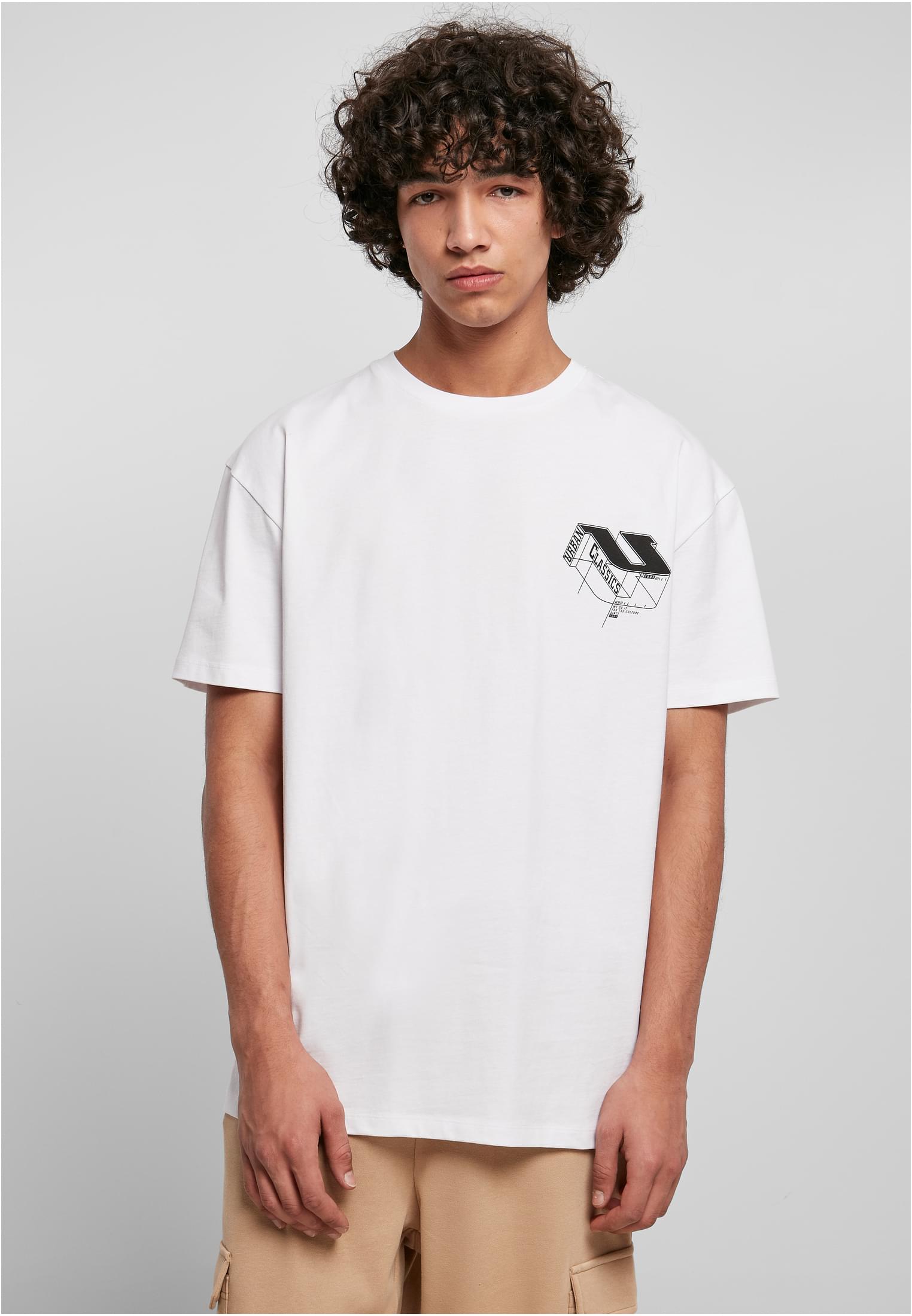 Organic Constructed Tee | white