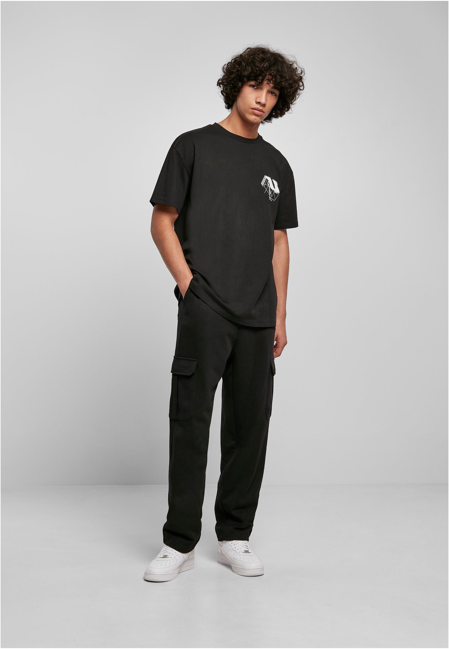 Organic Constructed Tee | black