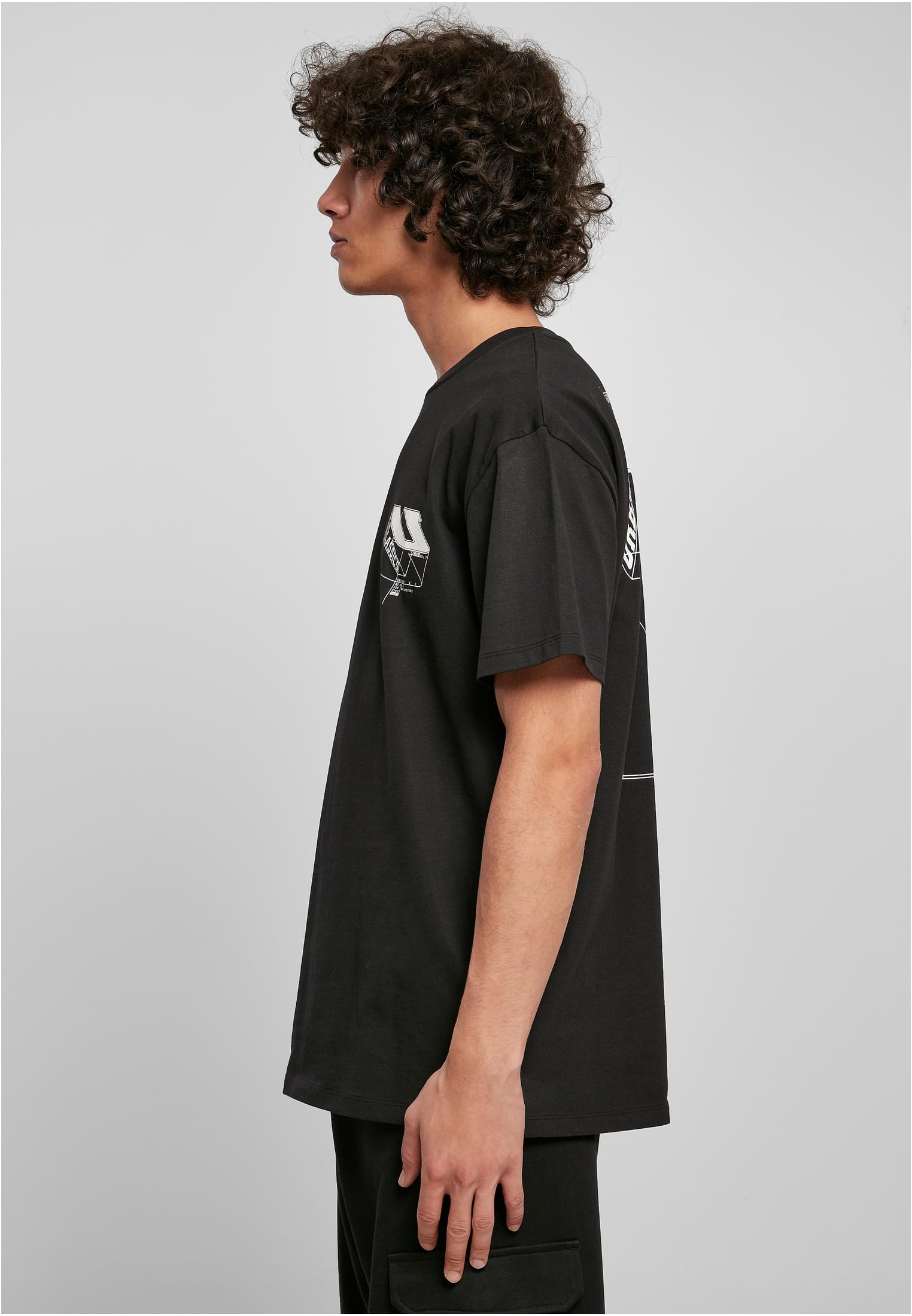 Organic Constructed Tee | black