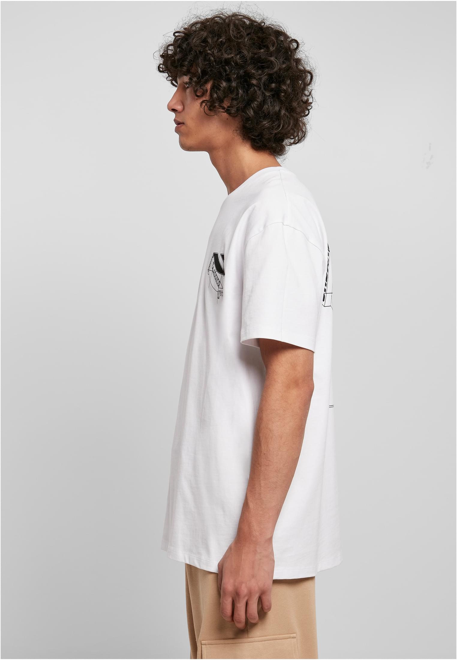 Organic Constructed Tee | white