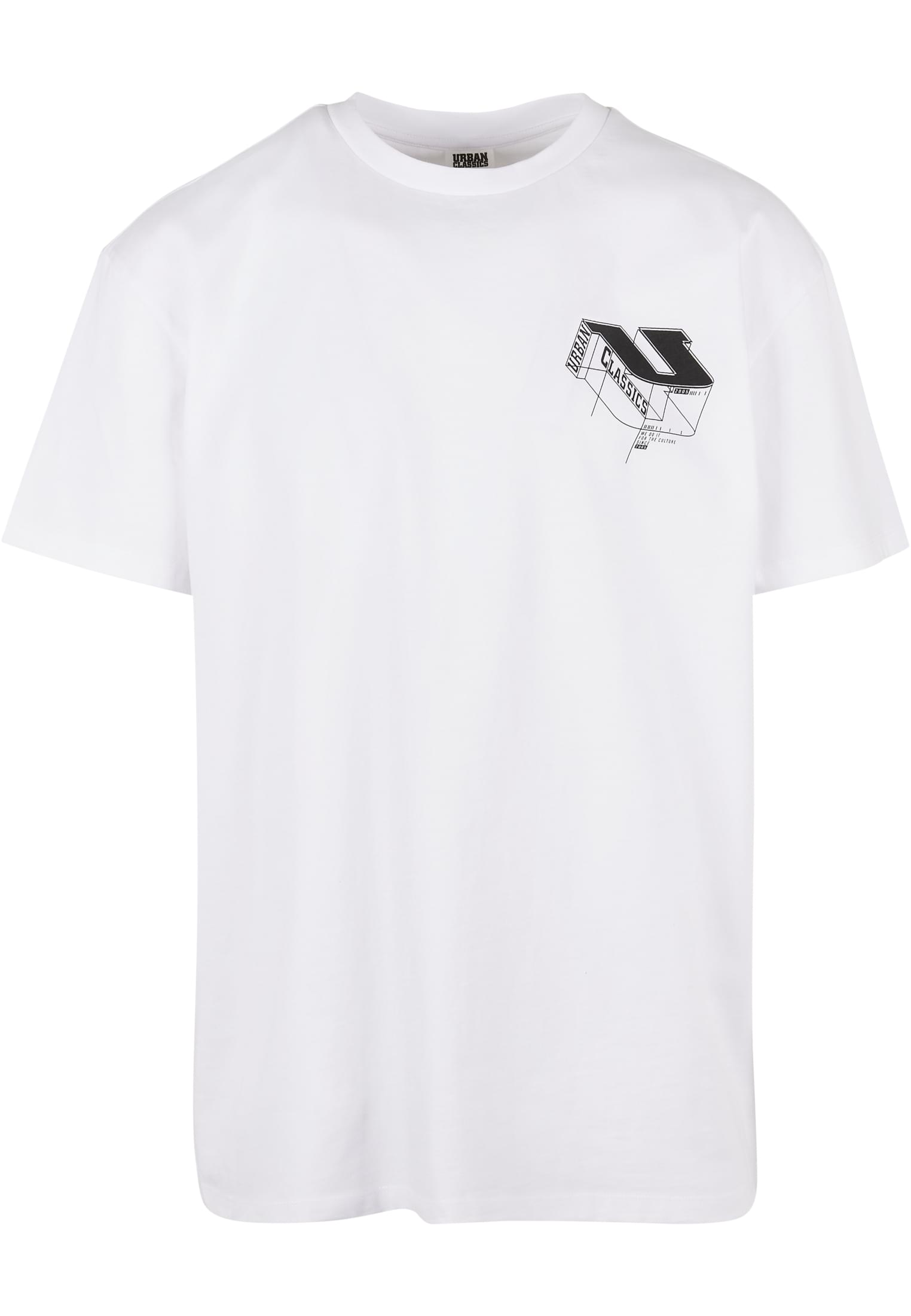 Organic Constructed Tee | white