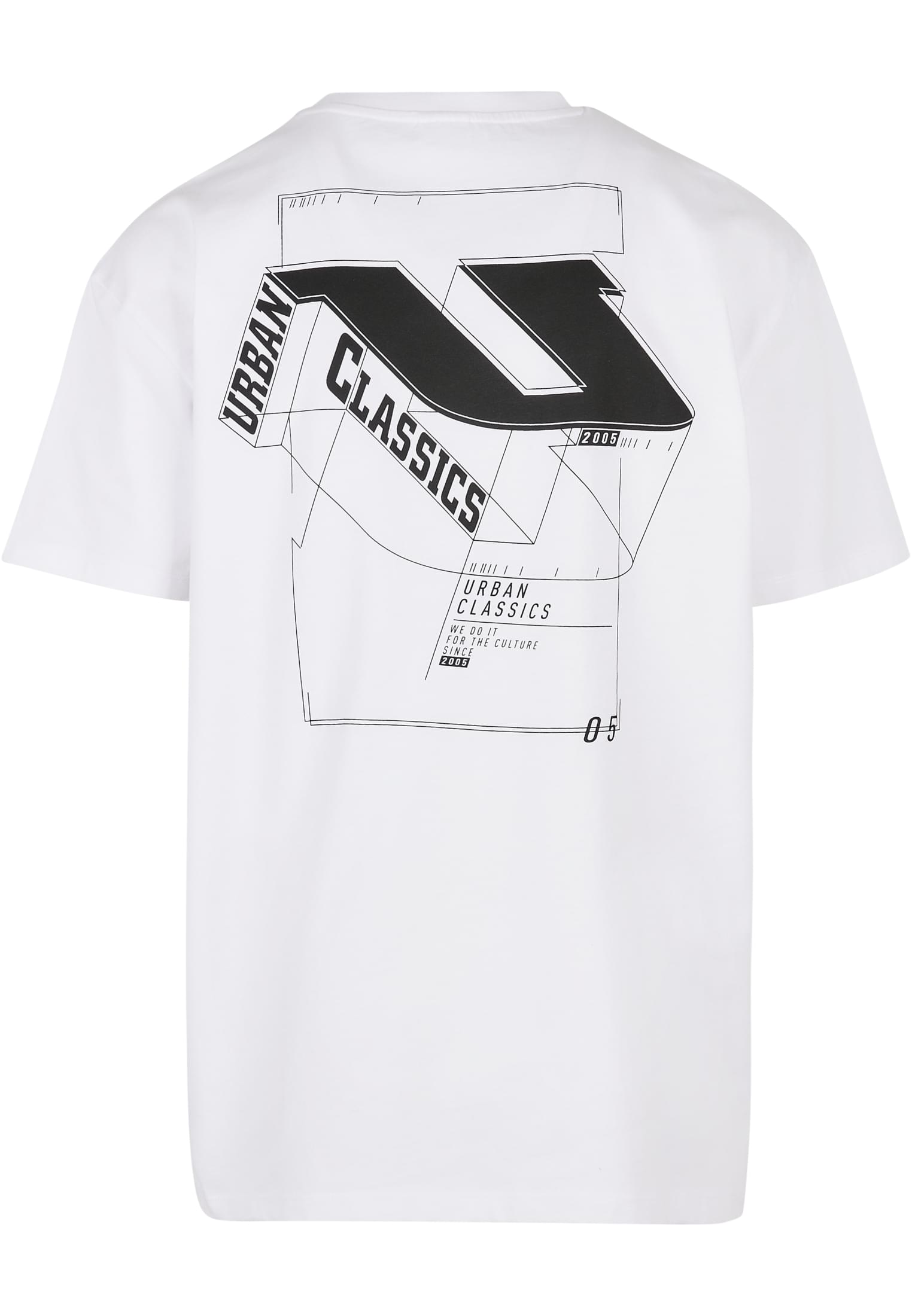 Organic Constructed Tee | white