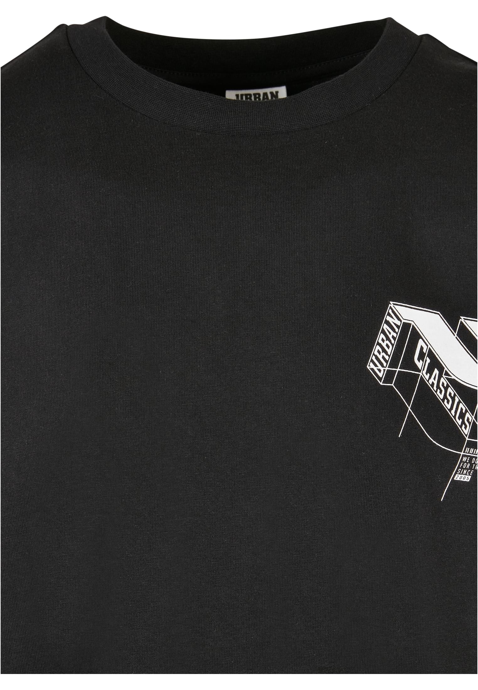 Organic Constructed Tee | black