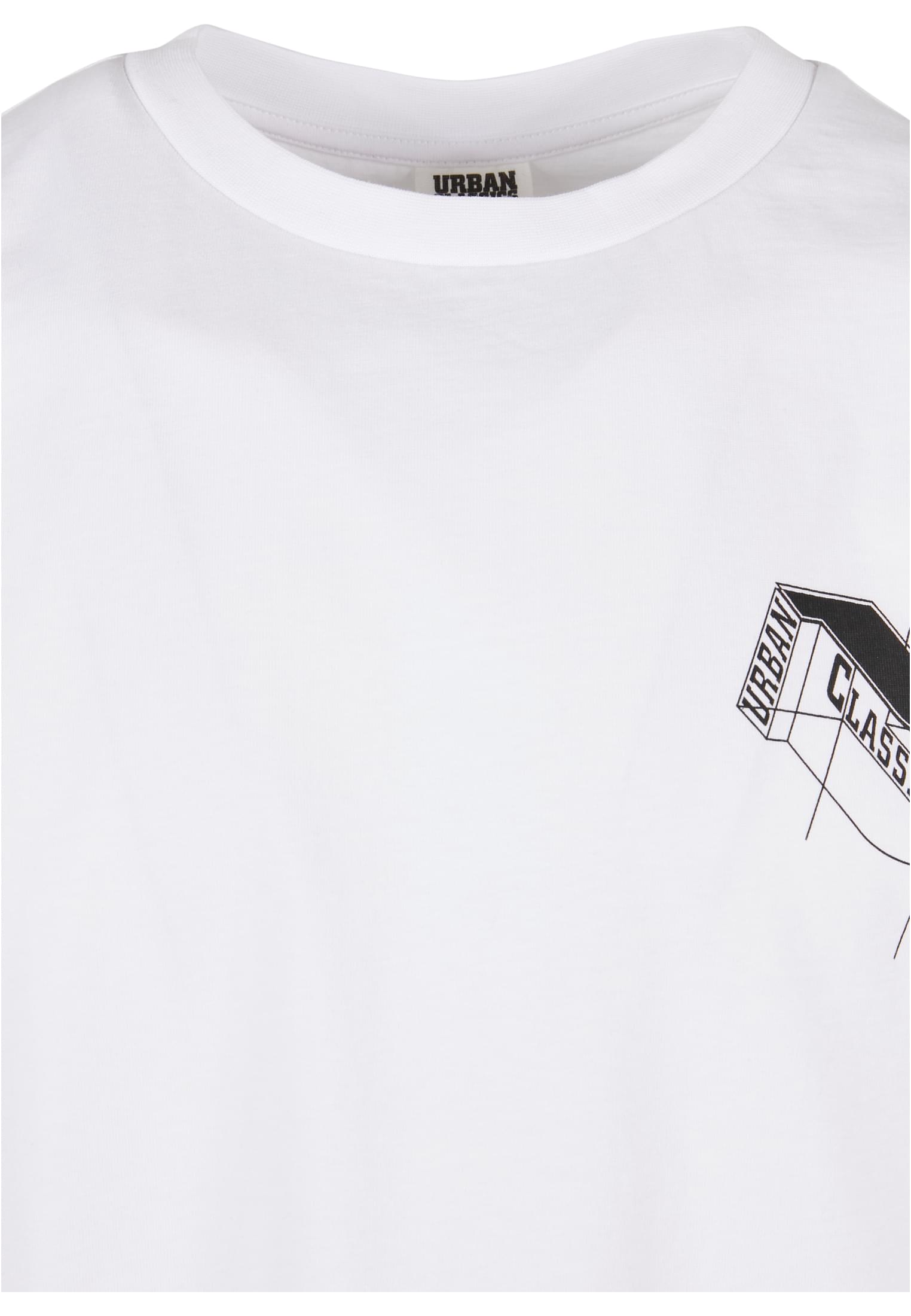 Organic Constructed Tee | white