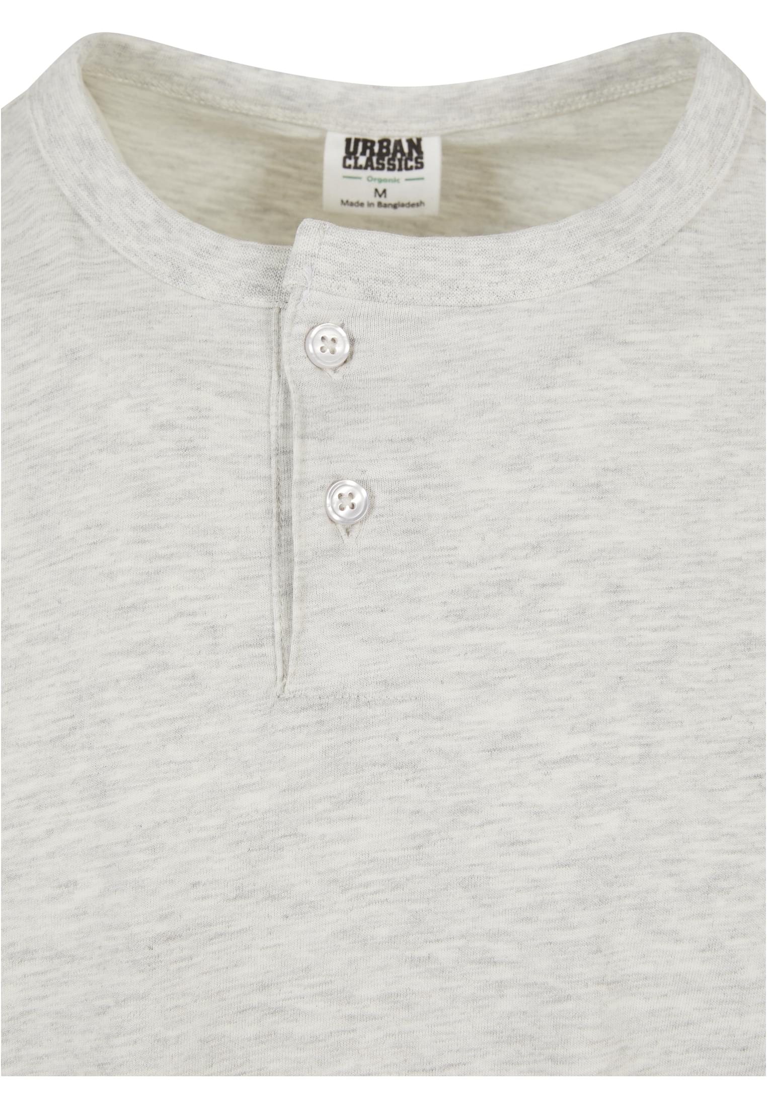 Organic Oversized Henley Longsleeve | lightgrey