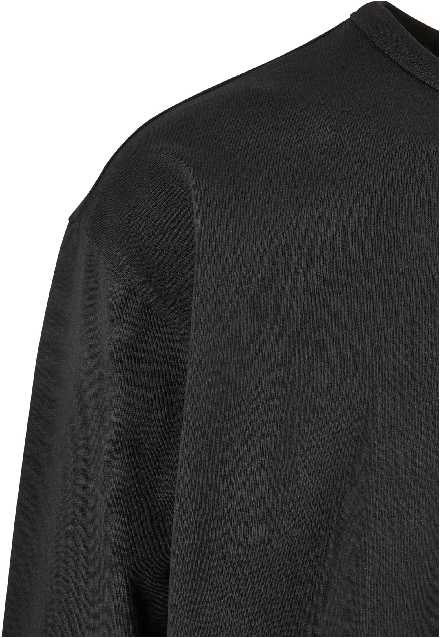 Organic Oversized Henley Longsleeve | black