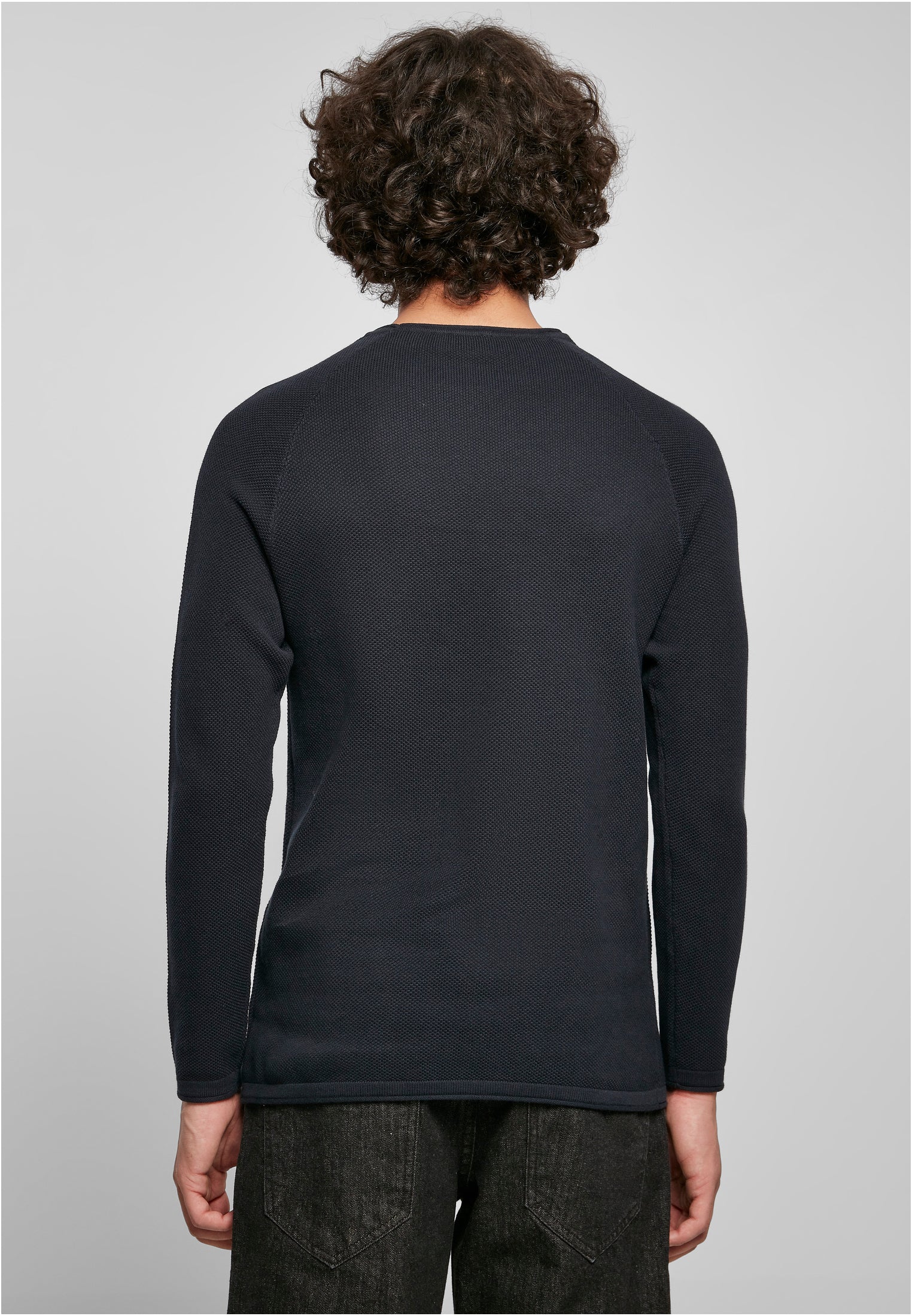 Knitted Raglan Longsleeve | black