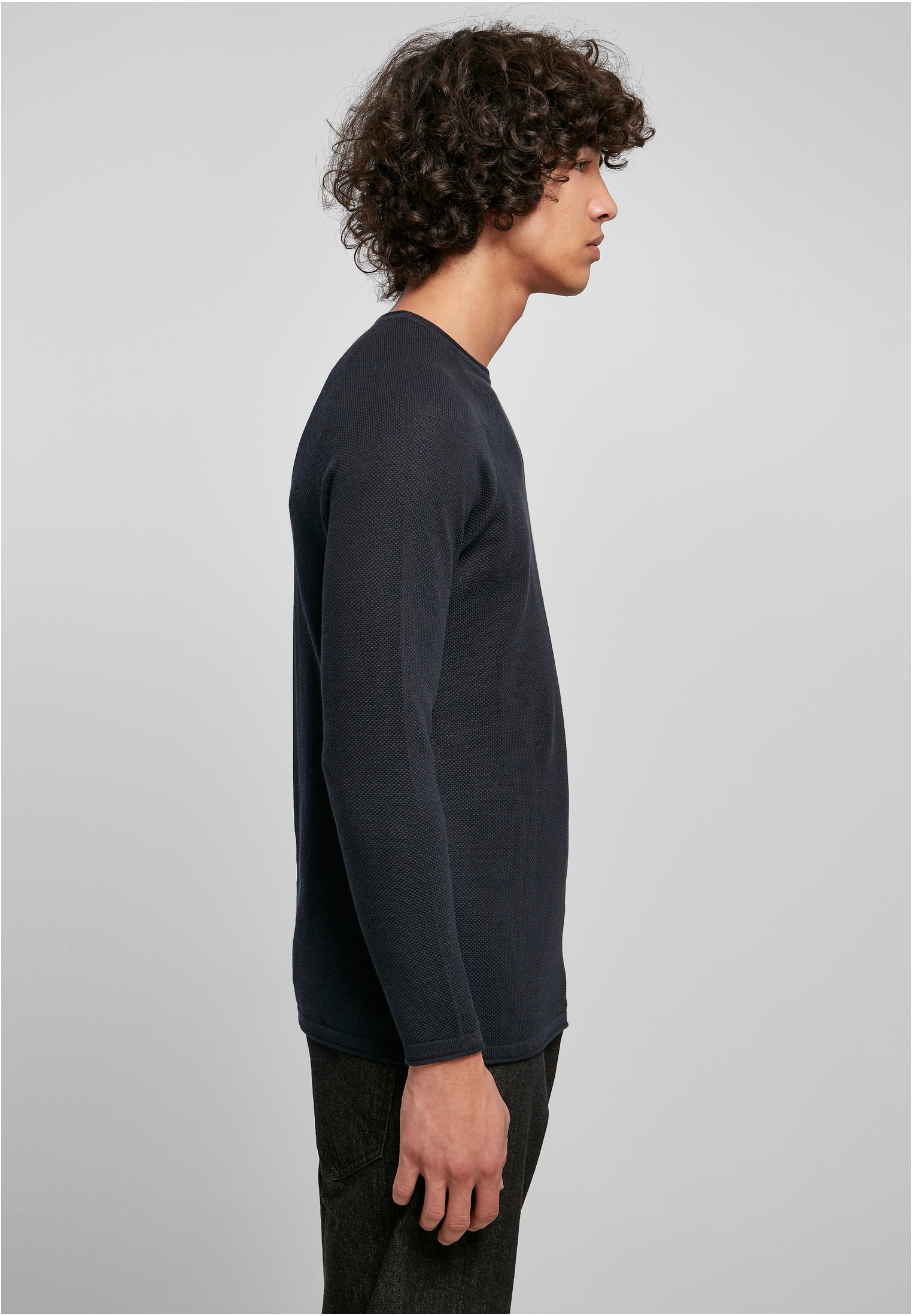 Knitted Raglan Longsleeve | black