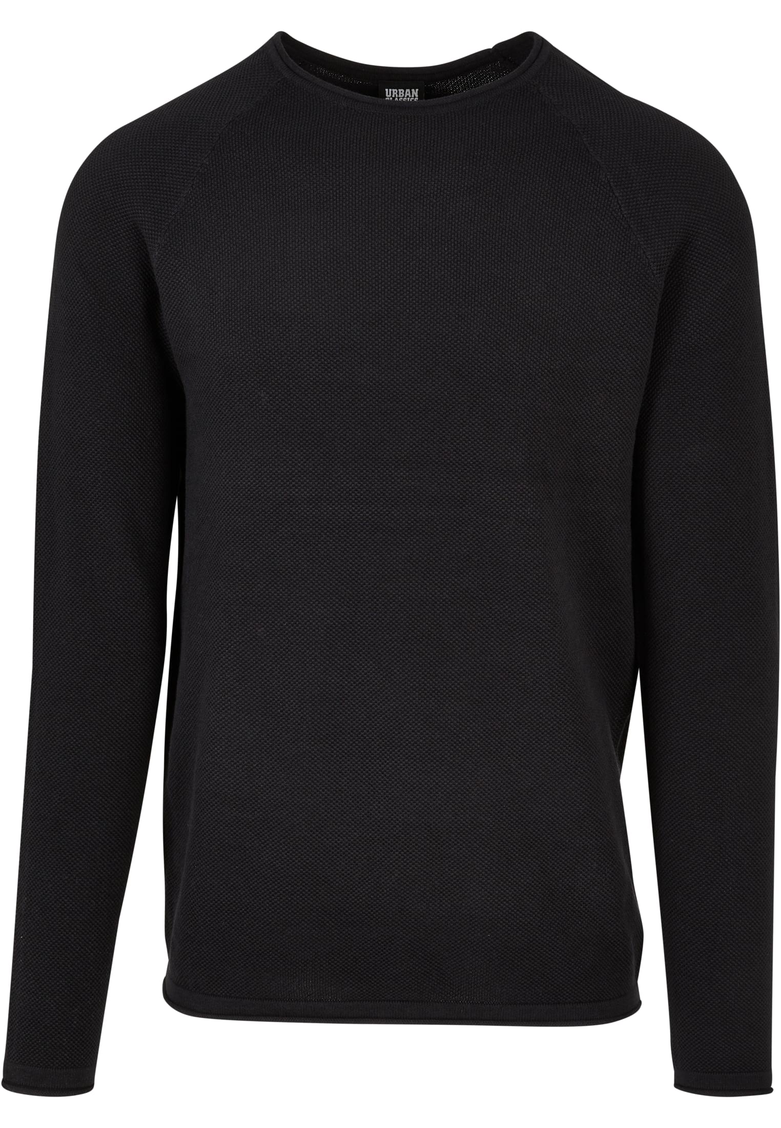 Knitted Raglan Longsleeve | black