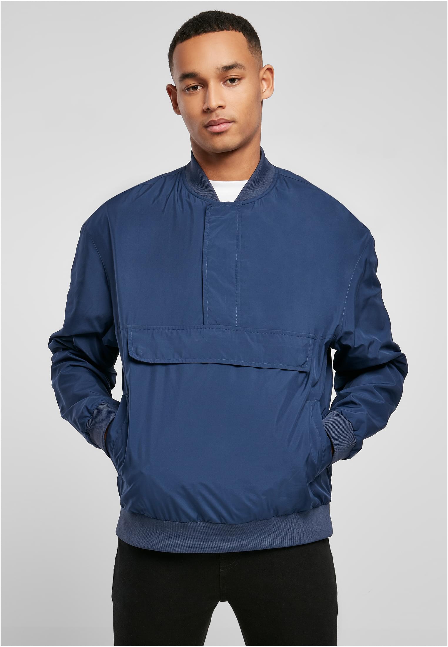 Pullover Bomber Jacket | darkblue