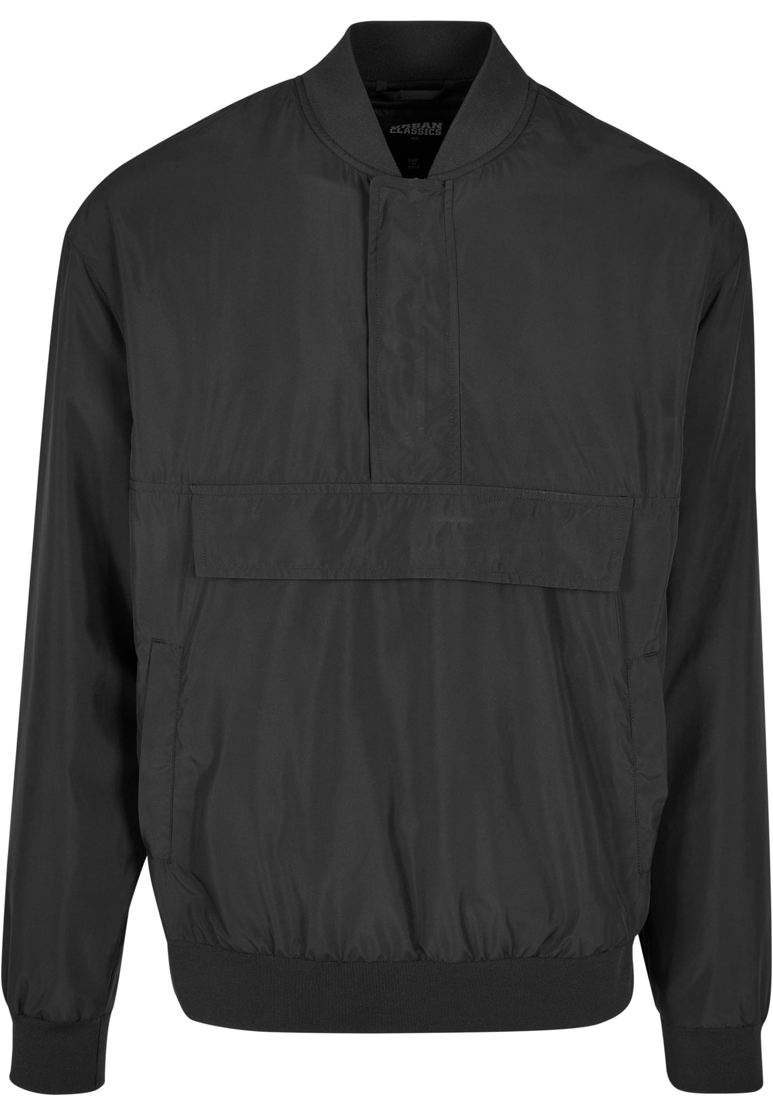 Pullover Bomber Jacket | black