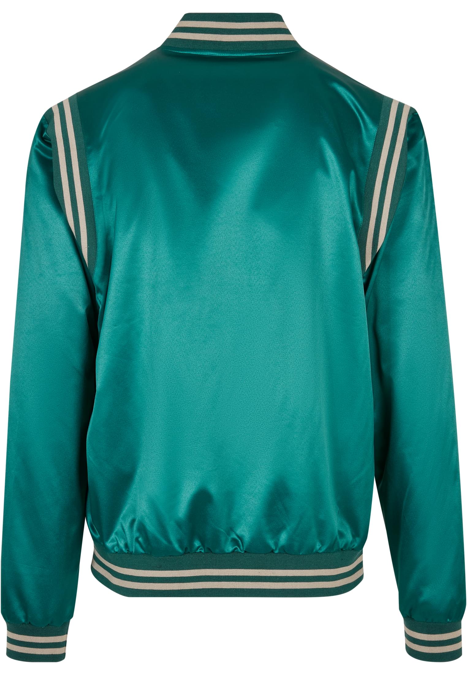 Satin College Jacket | green