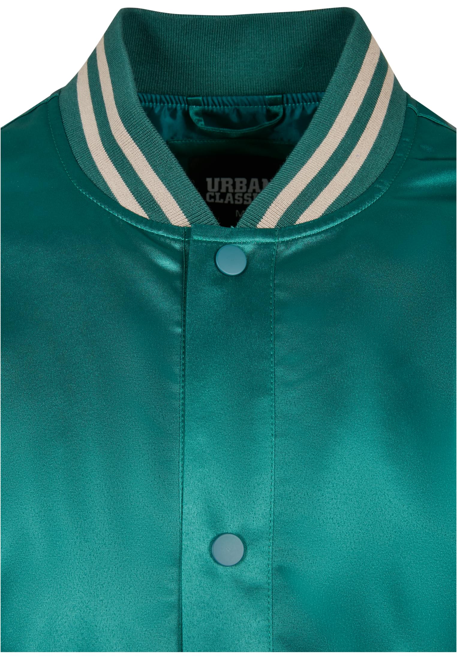 Satin College Jacket | green