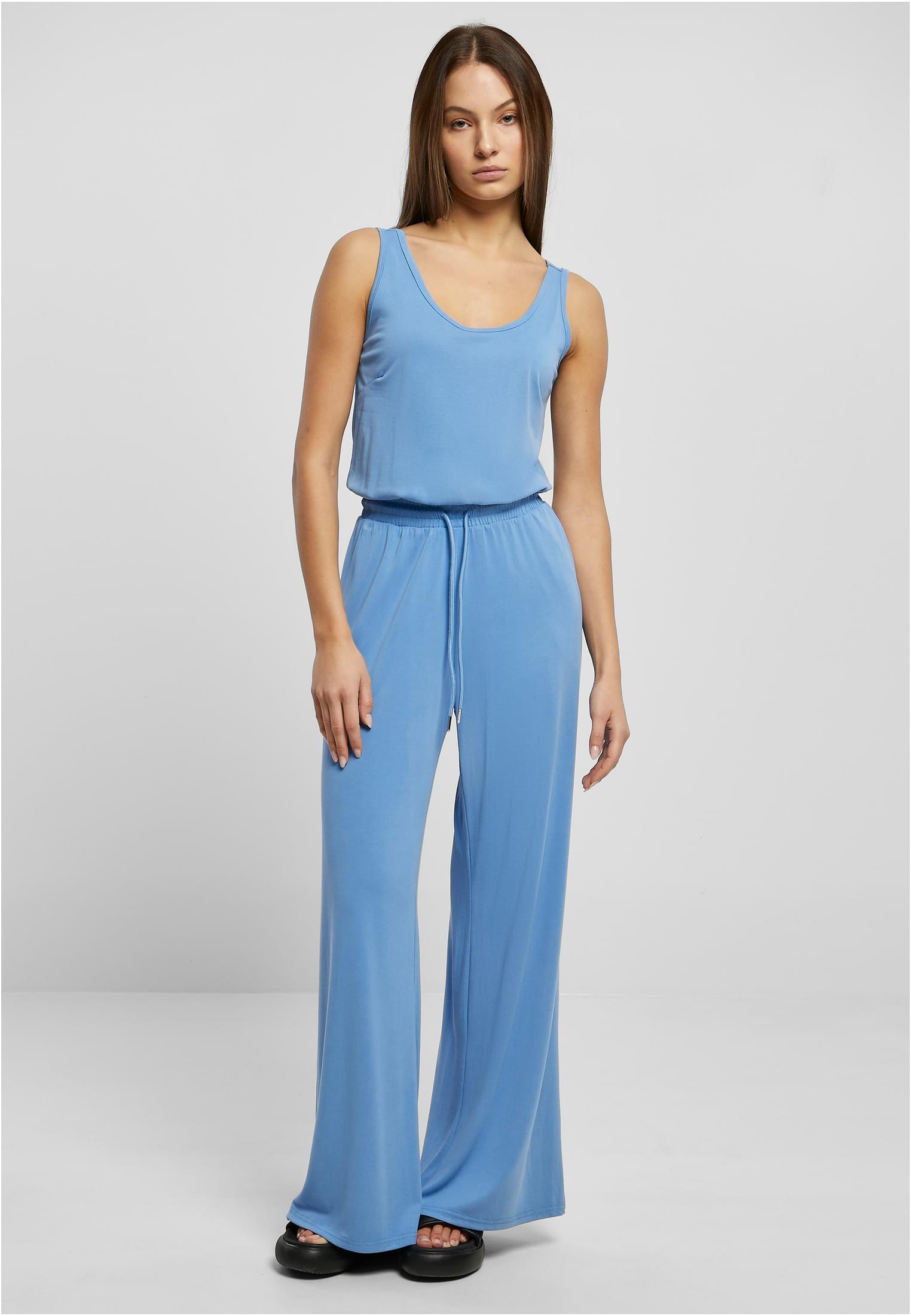 Ladies Long Sleevless Modal Jumpsuit | horizonblue