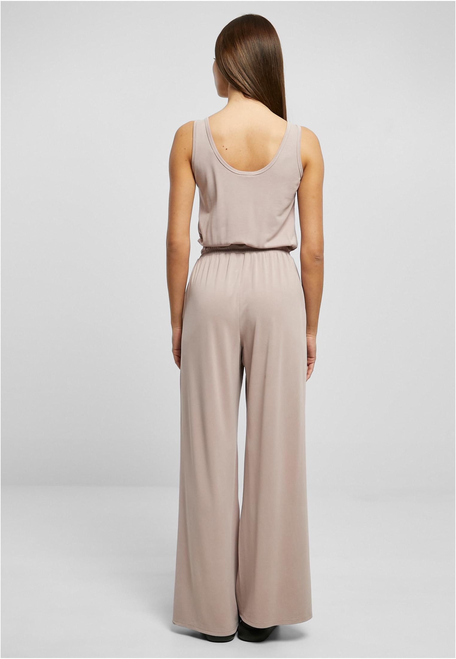 Ladies Long Sleevless Modal Jumpsuit | duskrose