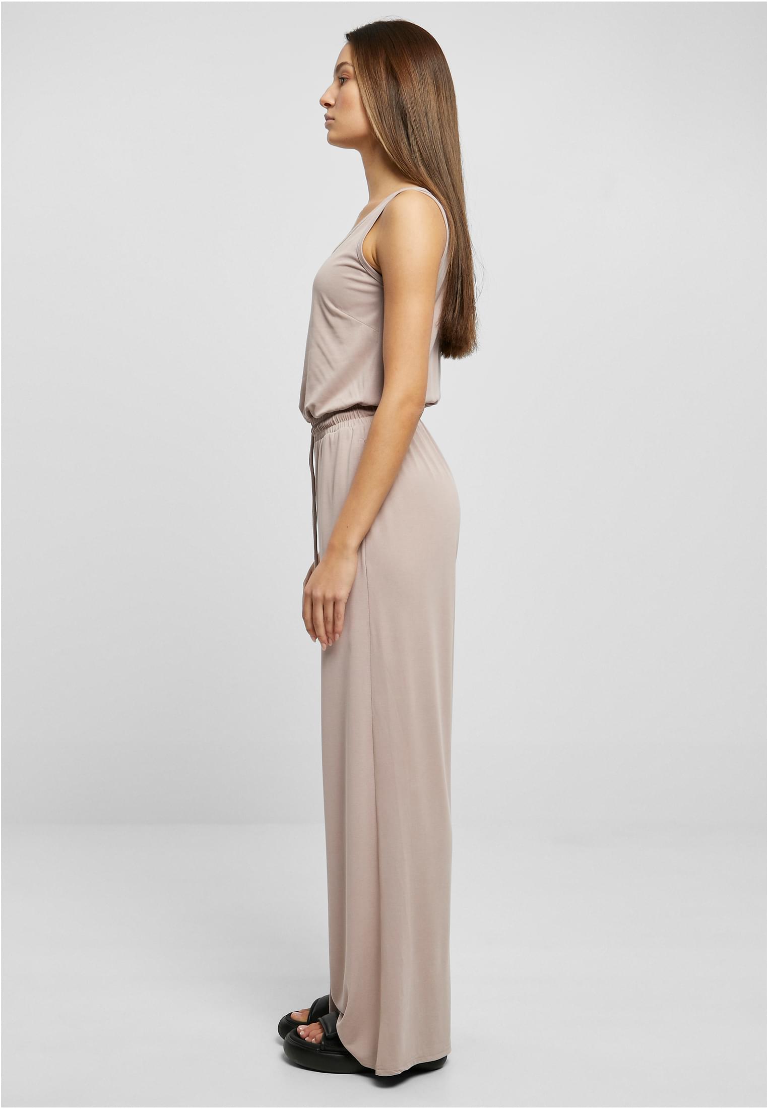 Ladies Long Sleevless Modal Jumpsuit | duskrose