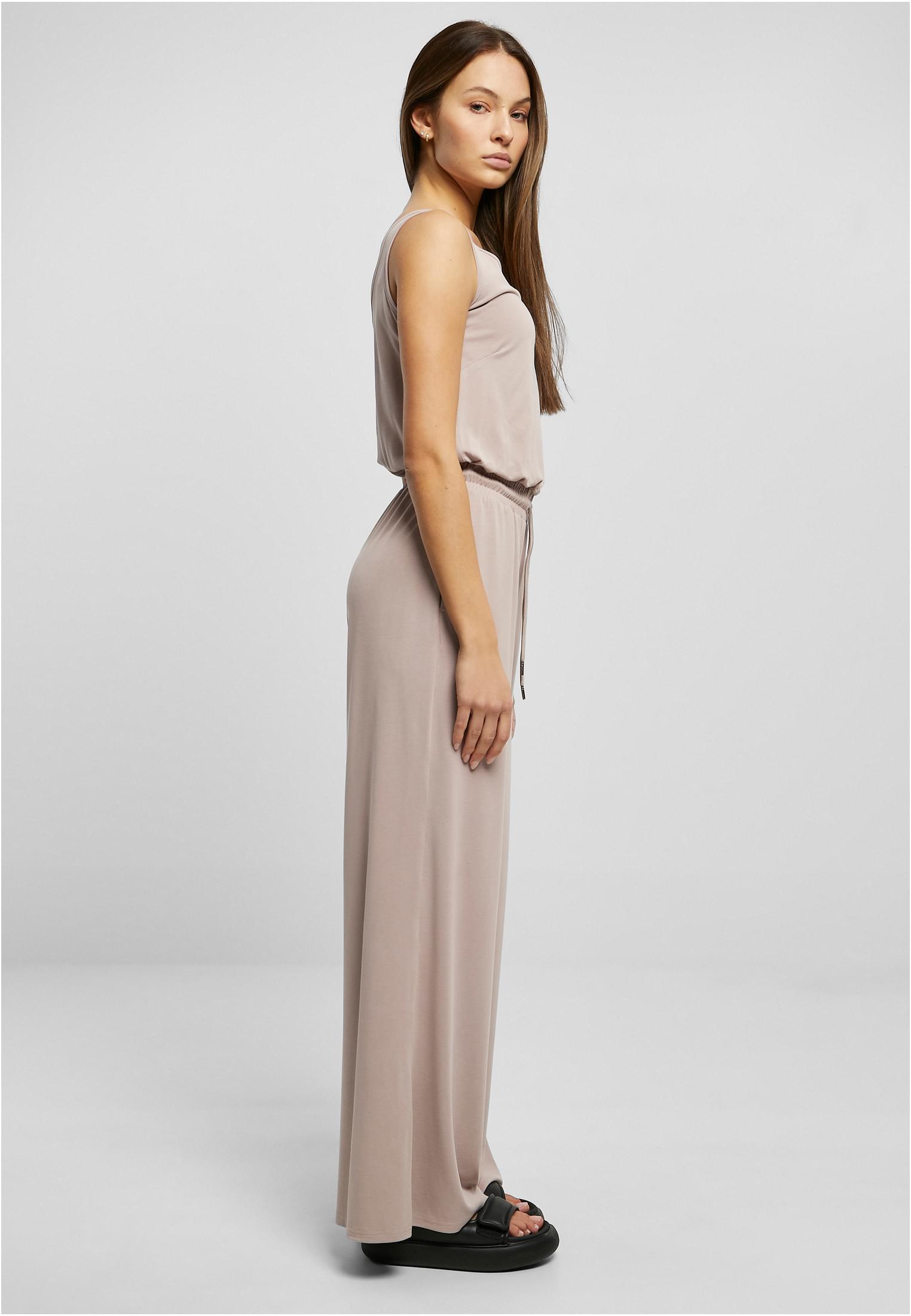 Ladies Long Sleevless Modal Jumpsuit | duskrose