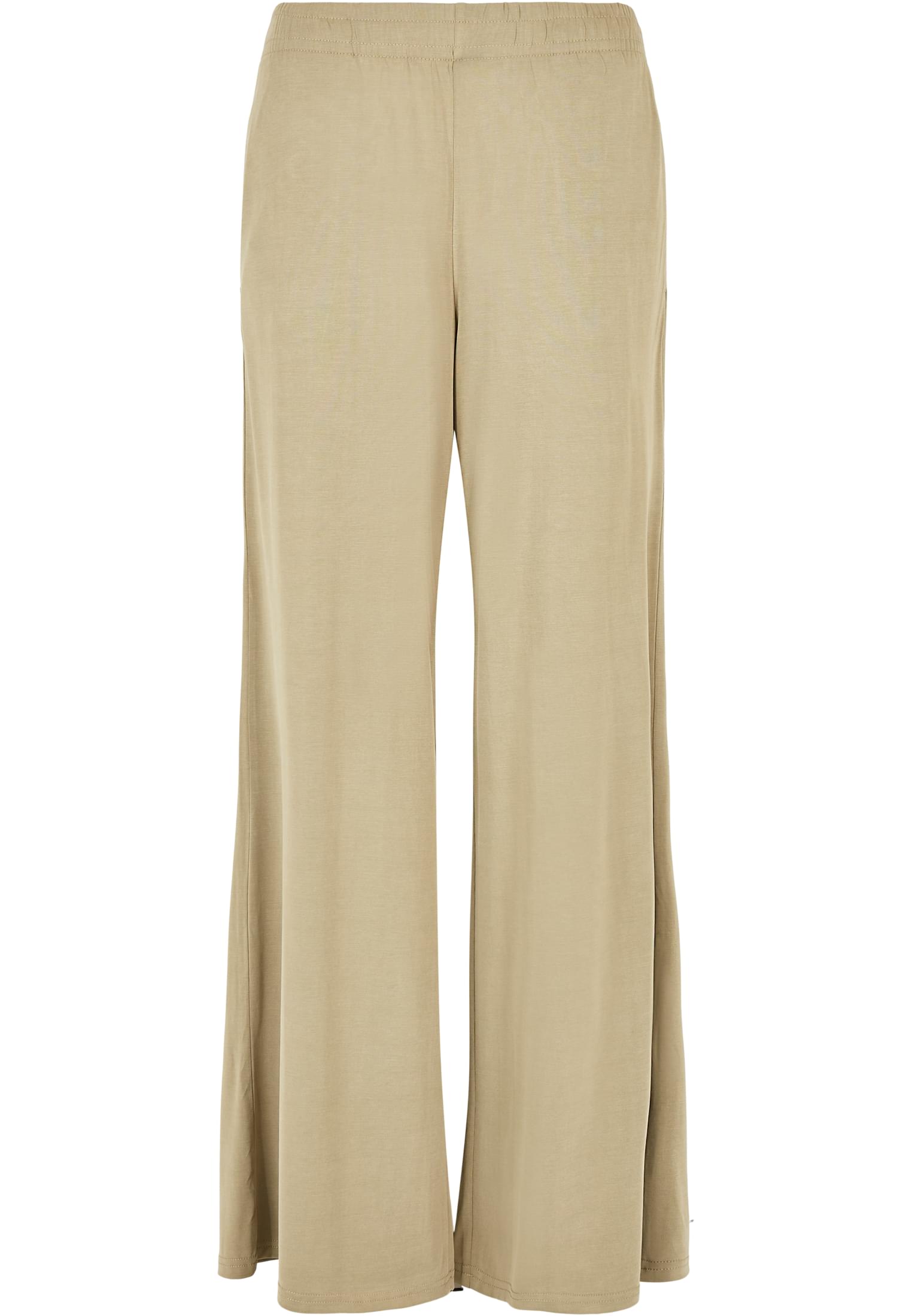 Ladies Modal Wide Leg Pants | khaki