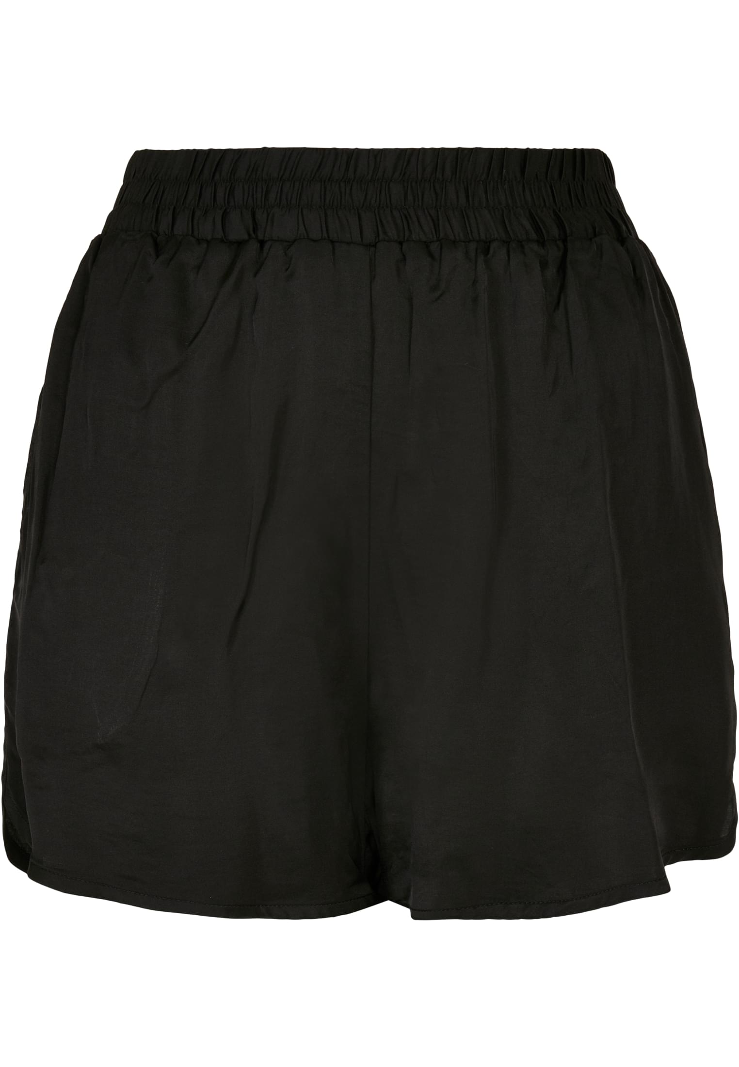 Ladies Viscose Satin Resort Shorts | black