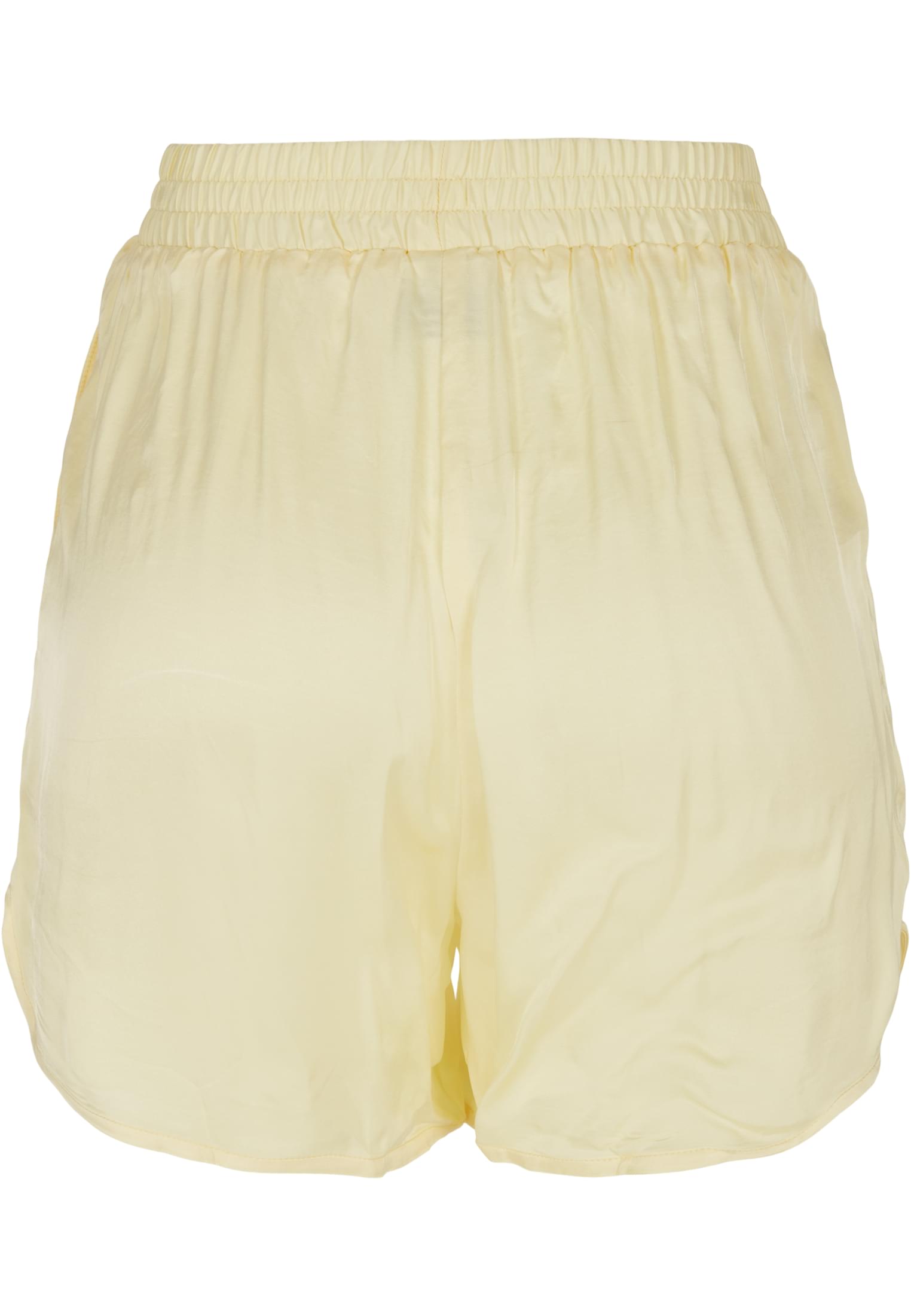 Ladies Viscose Satin Resort Shorts | softyellow