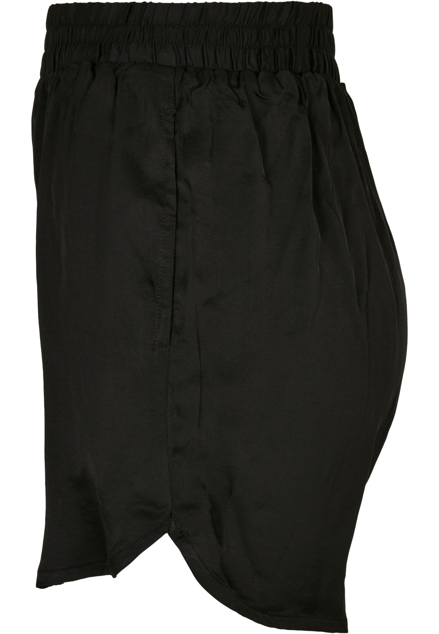 Ladies Viscose Satin Resort Shorts | black