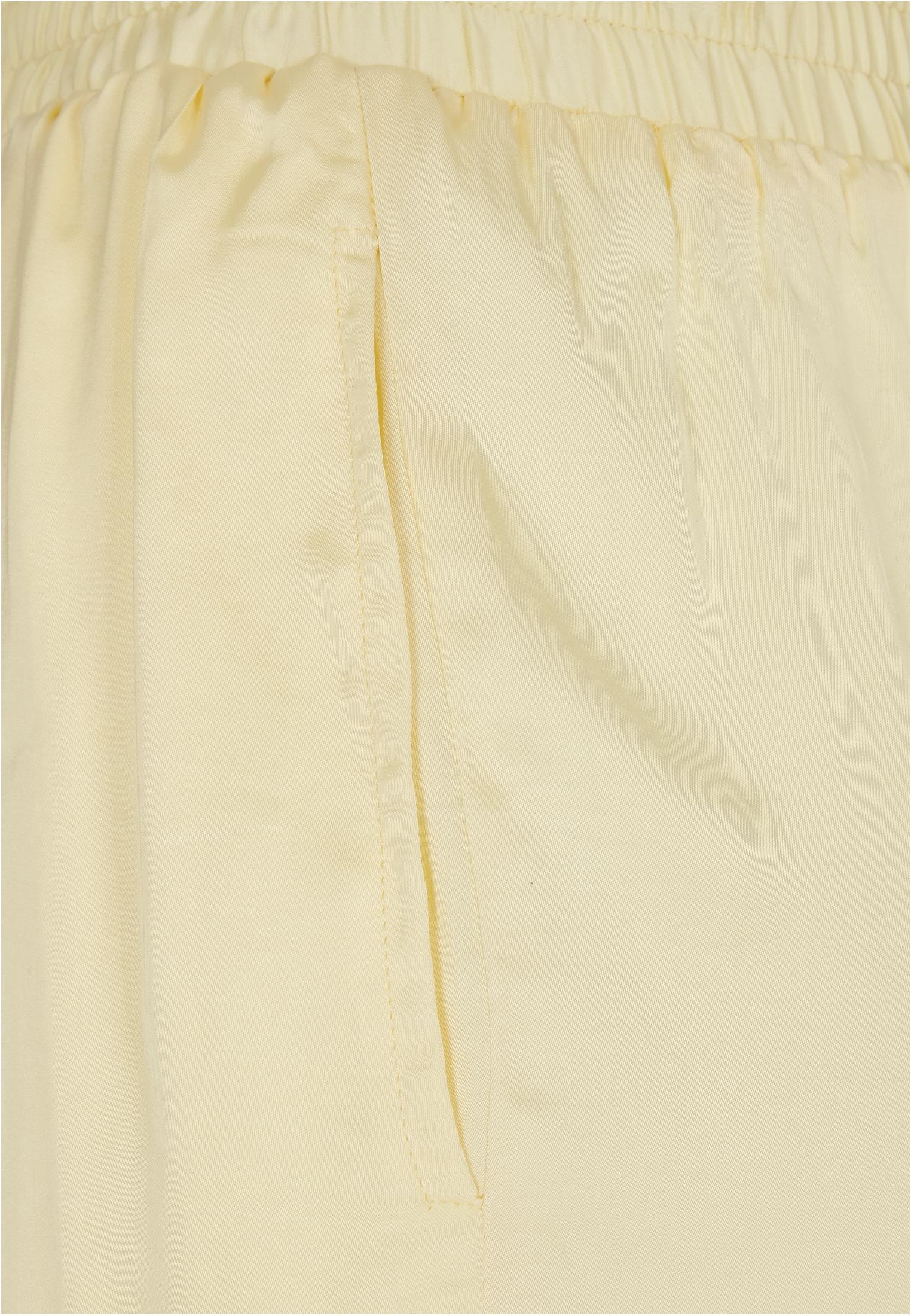 Ladies Viscose Satin Resort Shorts | softyellow