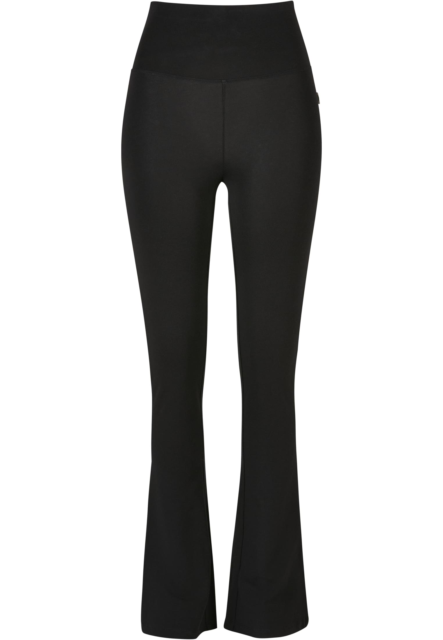 Ladies Organic Stretch Jersey Bootcut Leggings | black