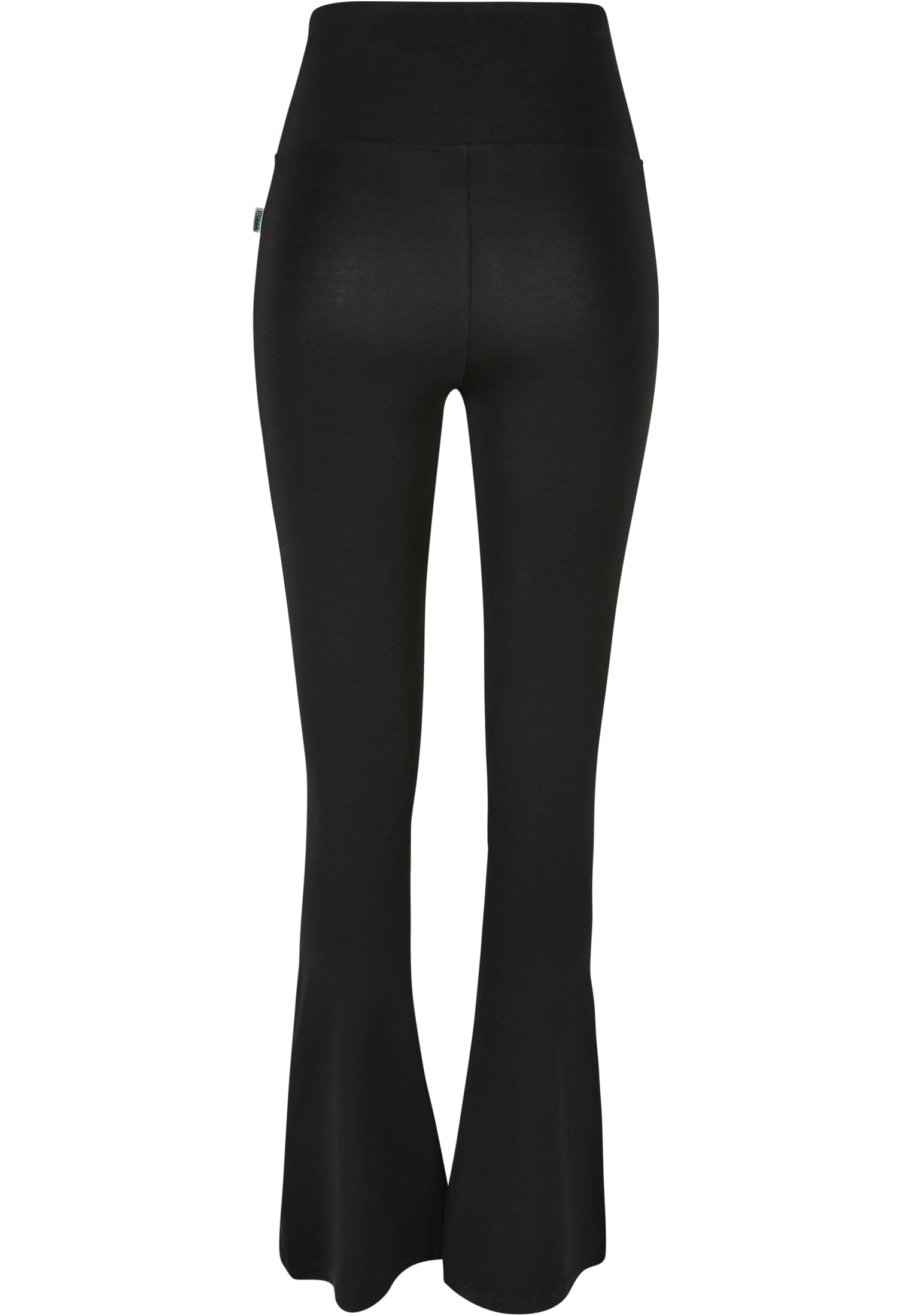 Ladies Organic Stretch Jersey Bootcut Leggings | black