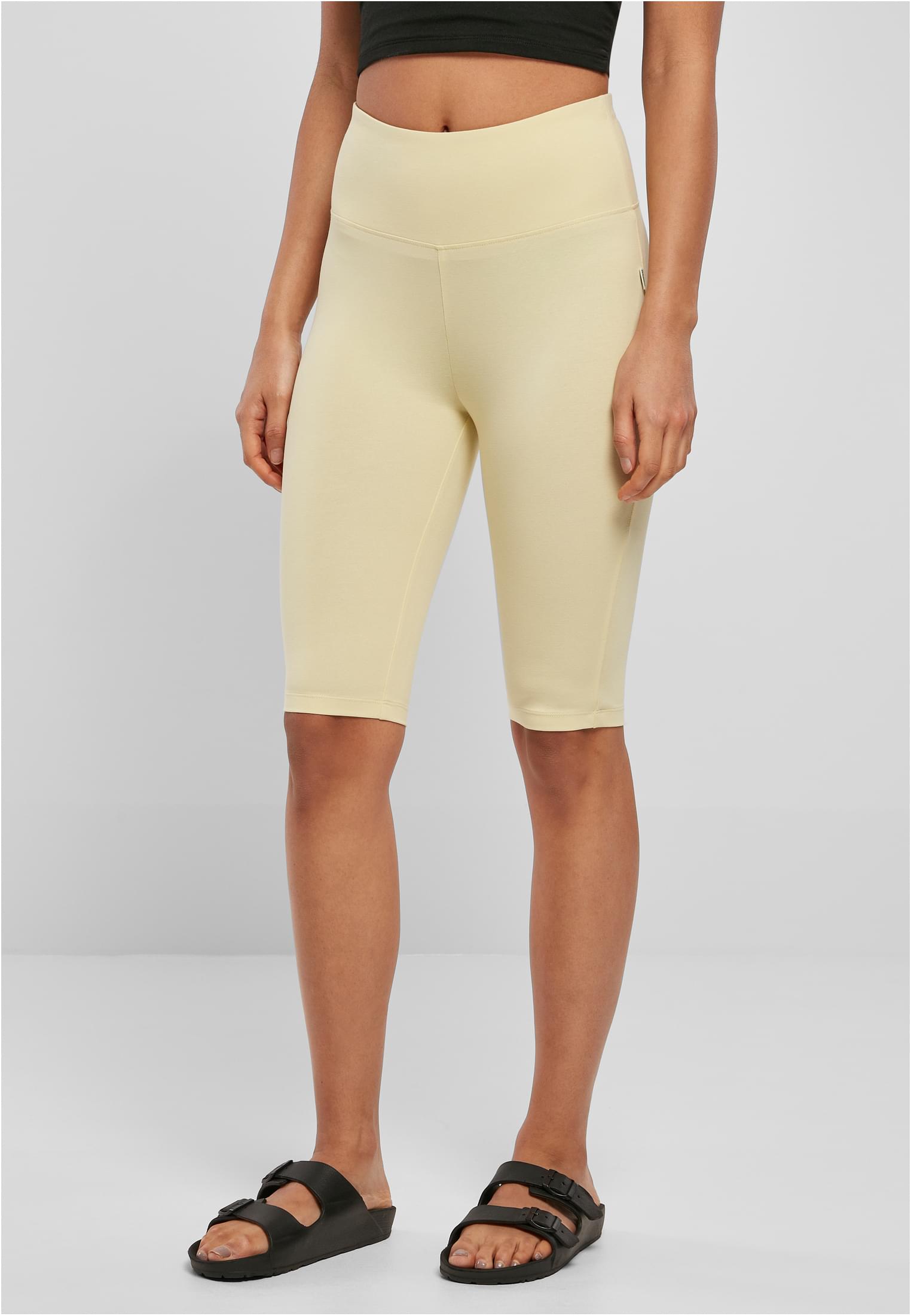 Ladies Organic Stretch Jersey Cycle Shorts | softyellow