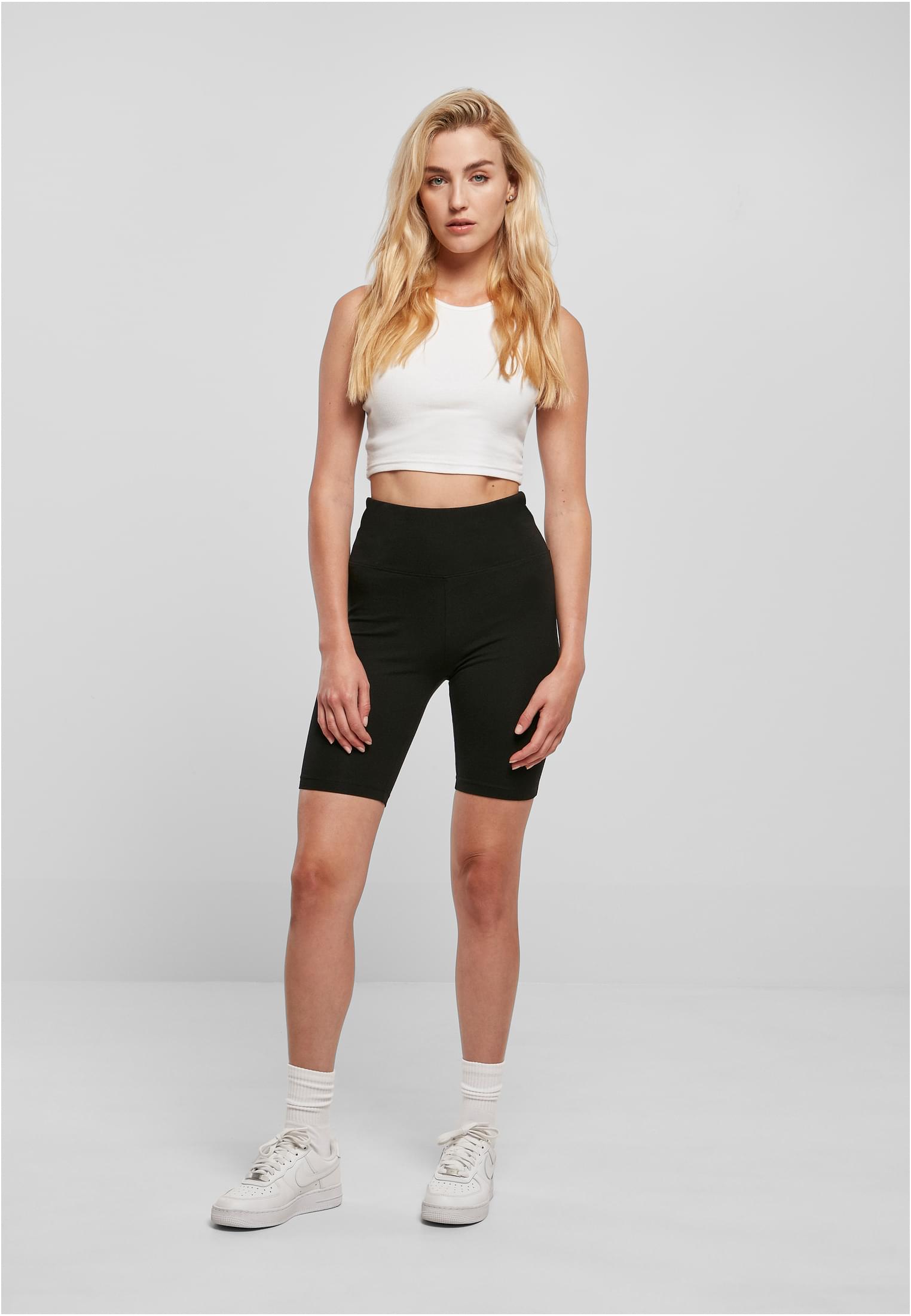 Ladies Organic Stretch Jersey Cycle Shorts | black