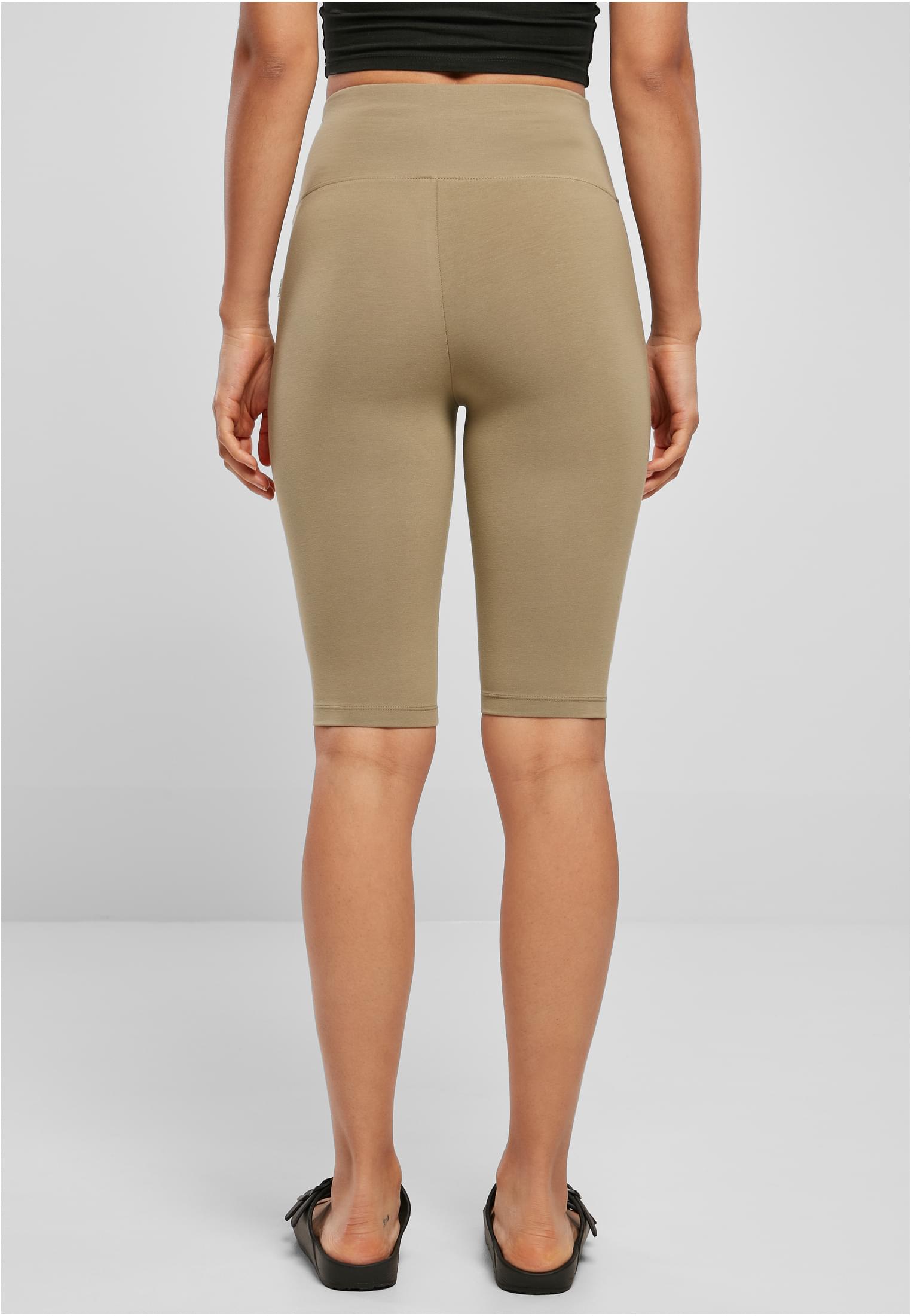 Ladies Organic Stretch Jersey Cycle Shorts | khaki