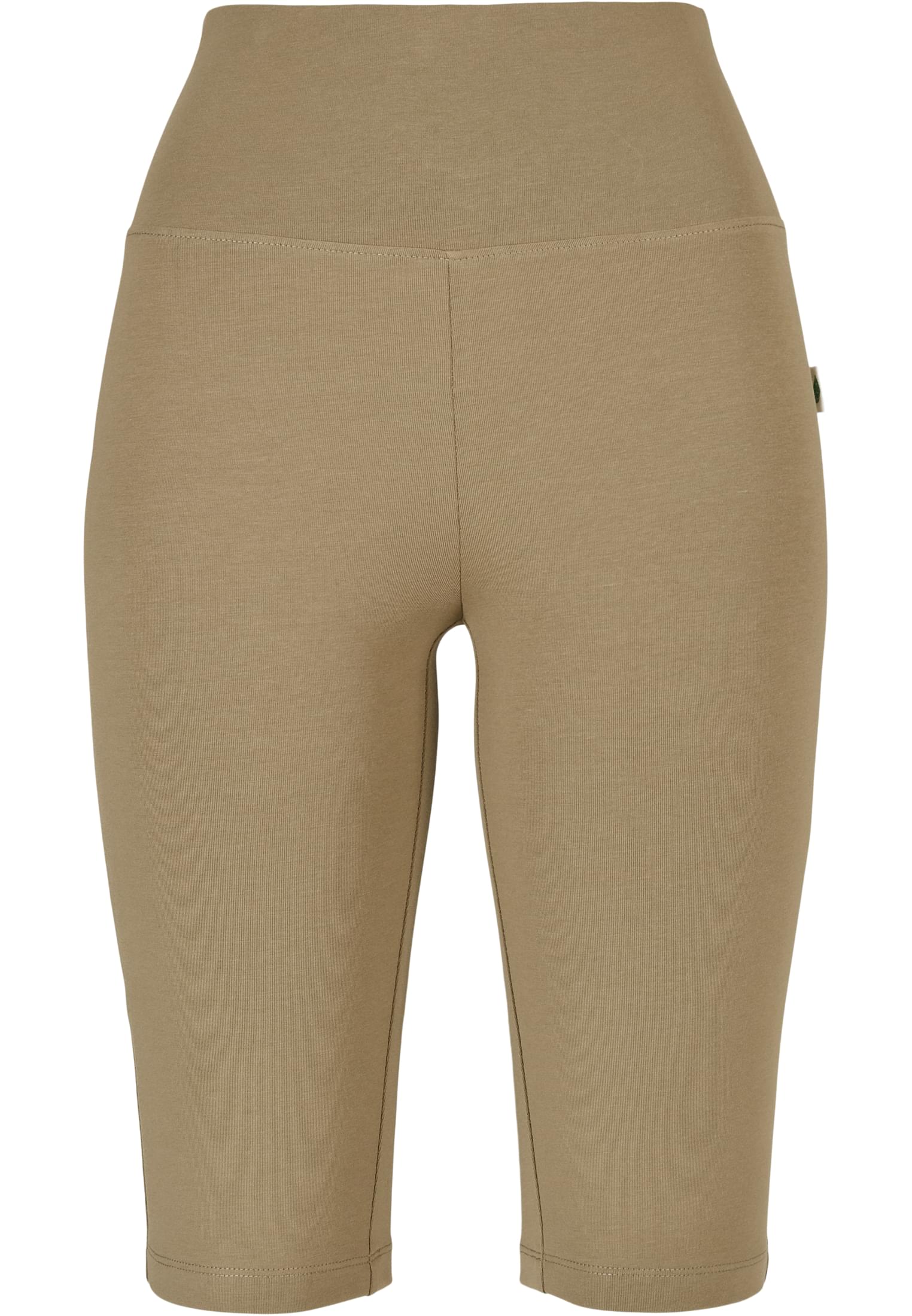 Ladies Organic Stretch Jersey Cycle Shorts | khaki