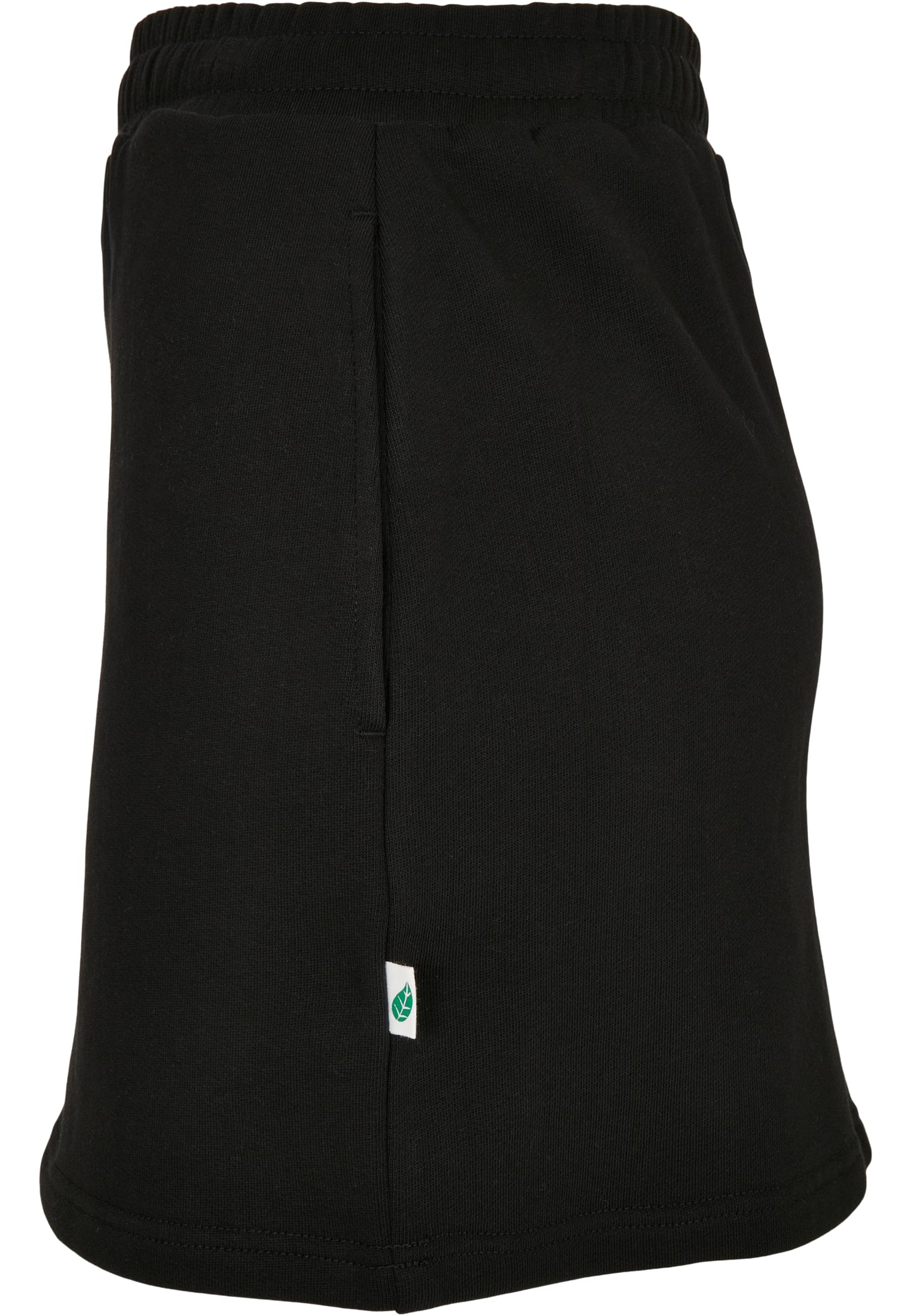 Ladies Organic Terry Mini Skirt | black