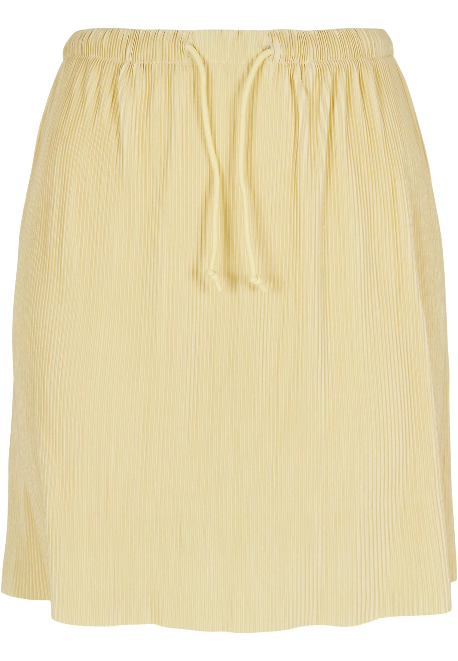 Ladies Plisse Mini Skirt | softyellow