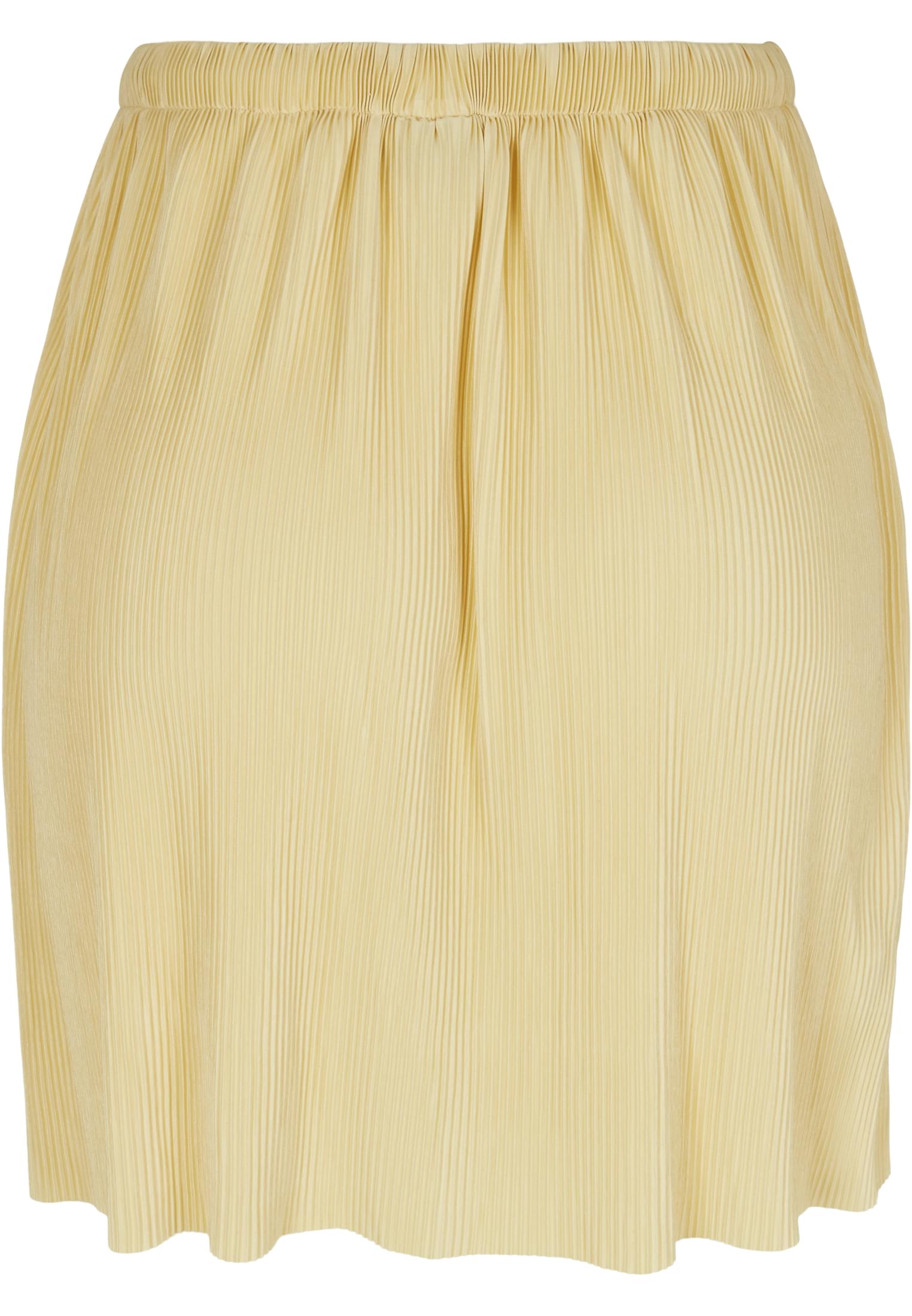 Ladies Plisse Mini Skirt | softyellow