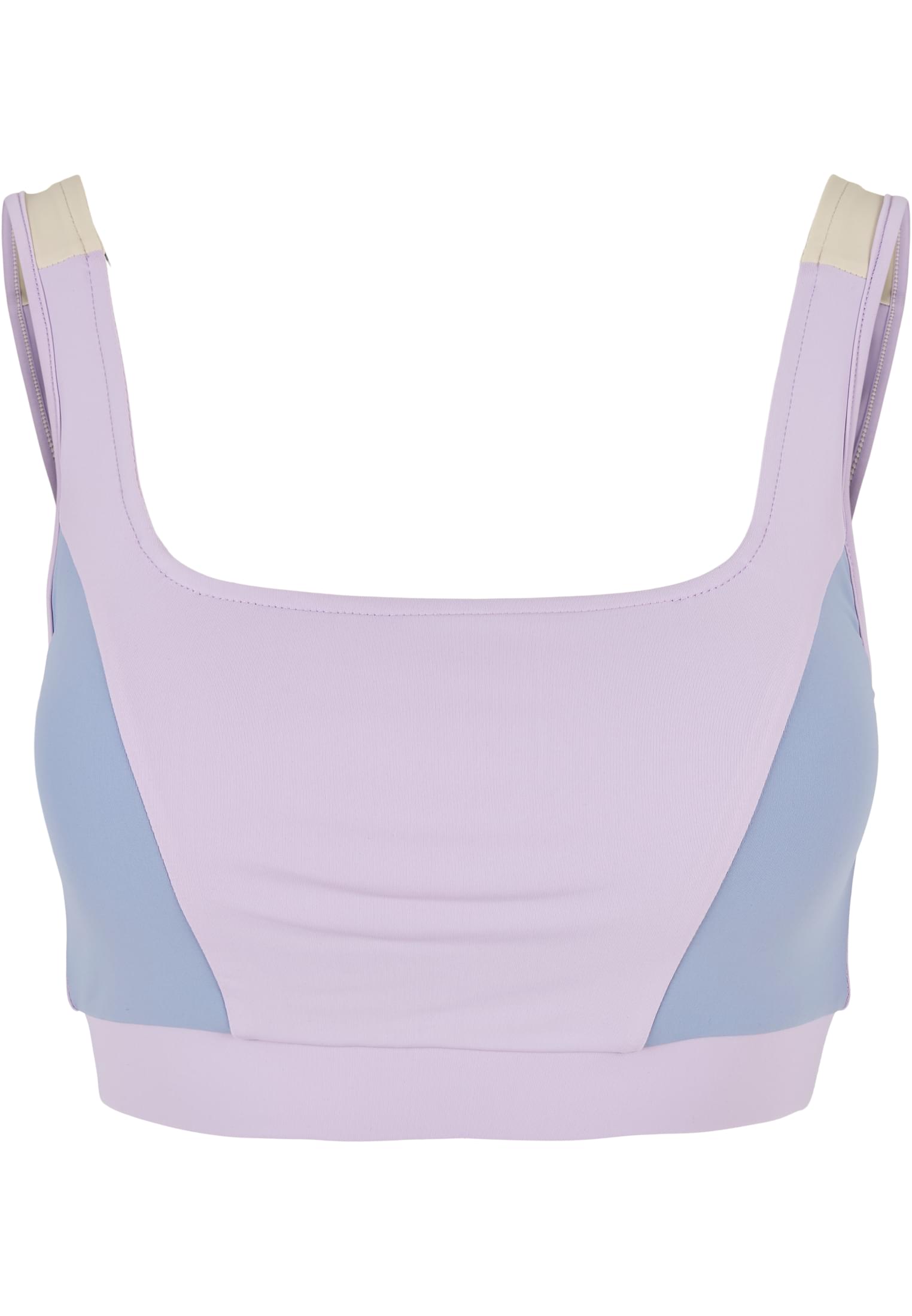 Ladies Color Block Bra | lilac/violablue/softseagrass