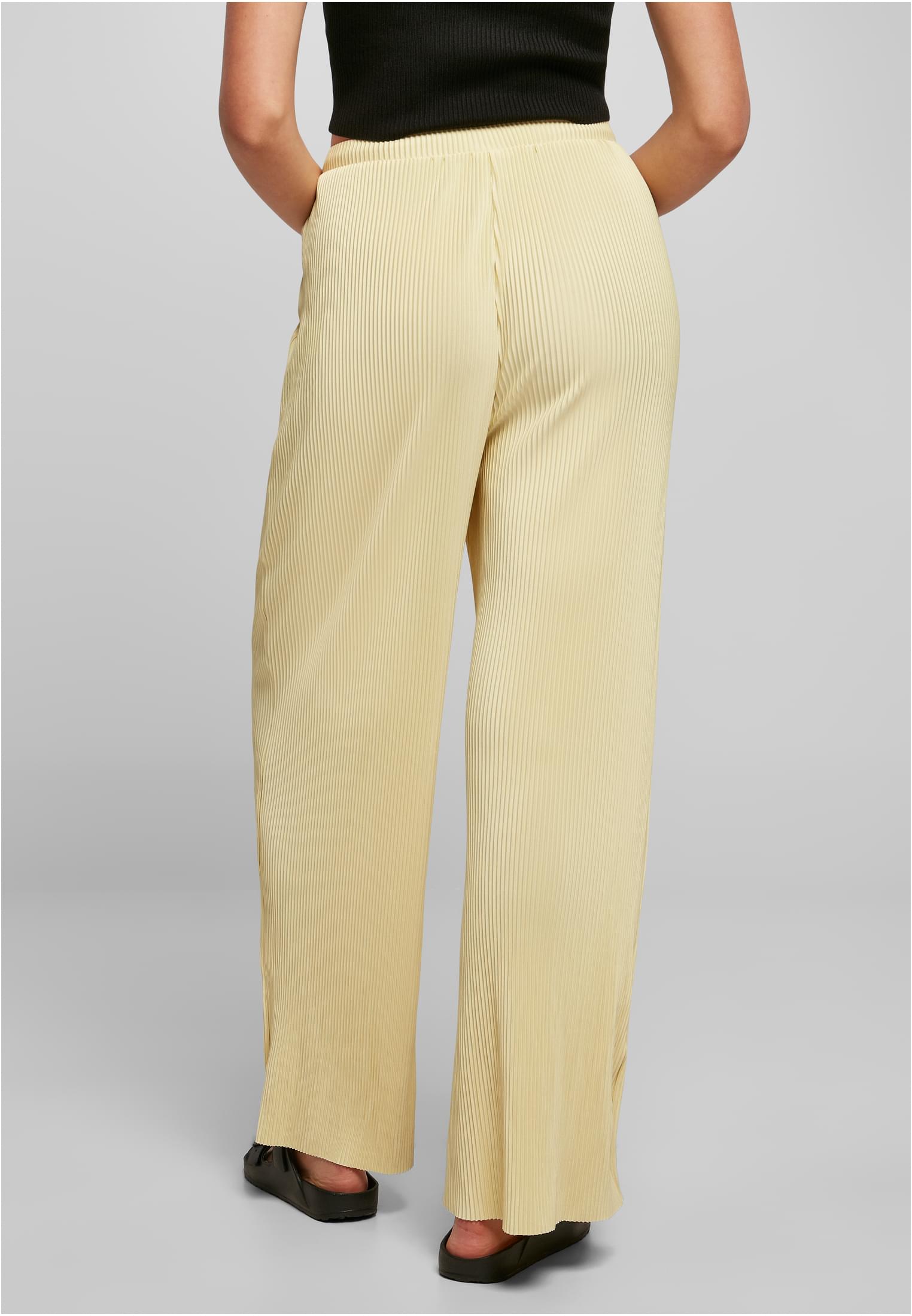 Ladies Plisse Pants | softyellow