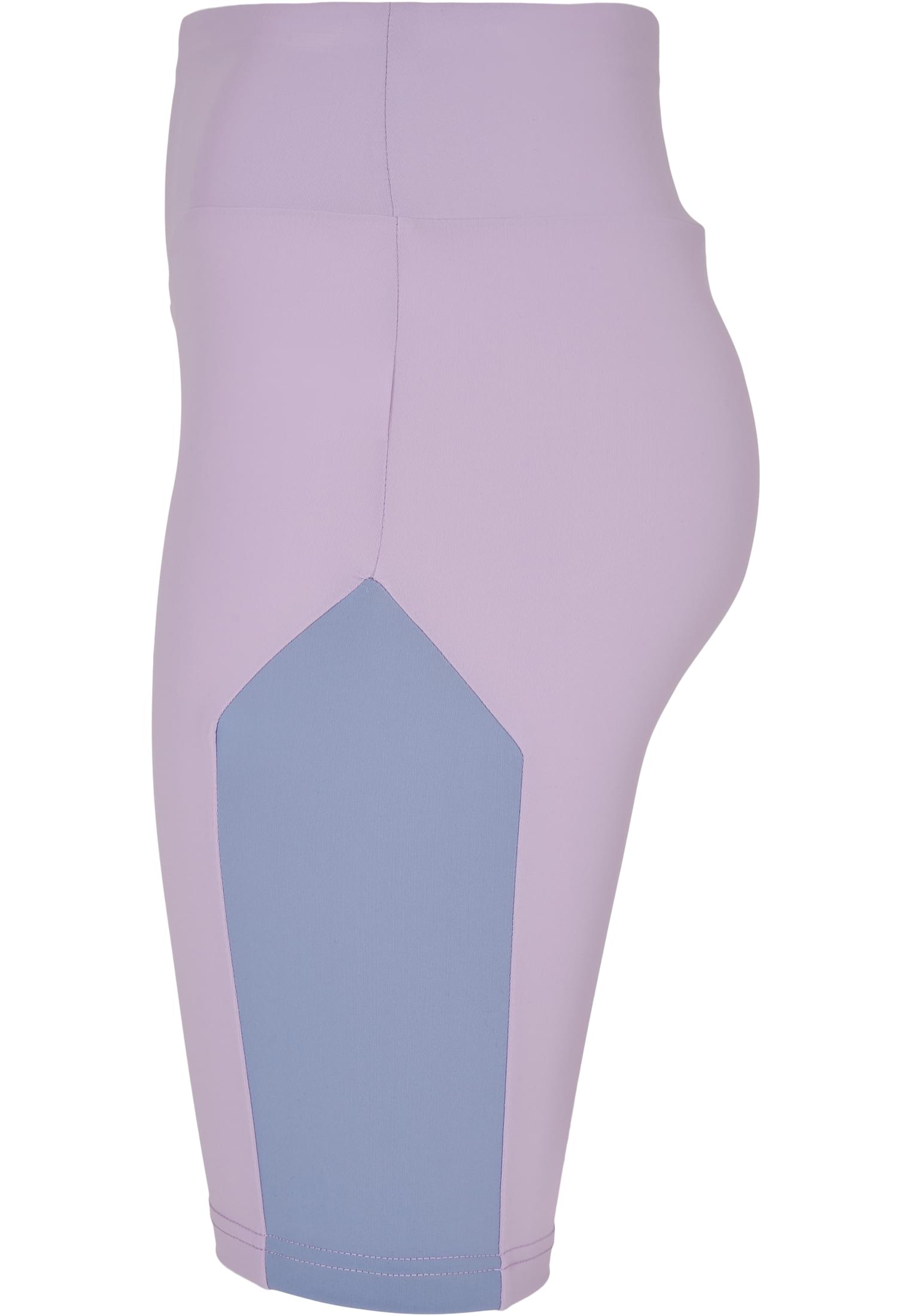 Ladies Color Block Cycle Shorts | lilac/violablue