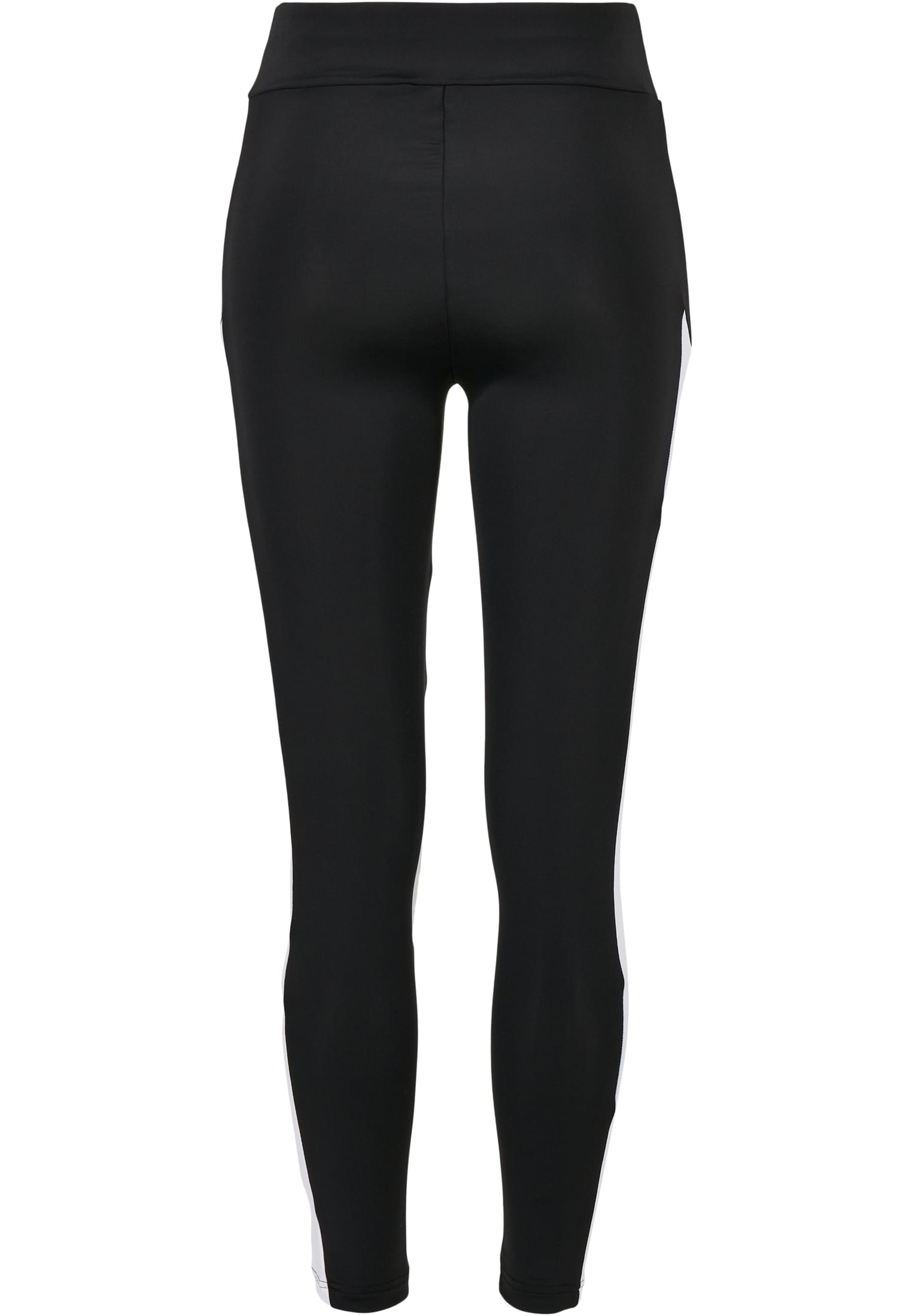 Ladies Color Block Leggings | black/white