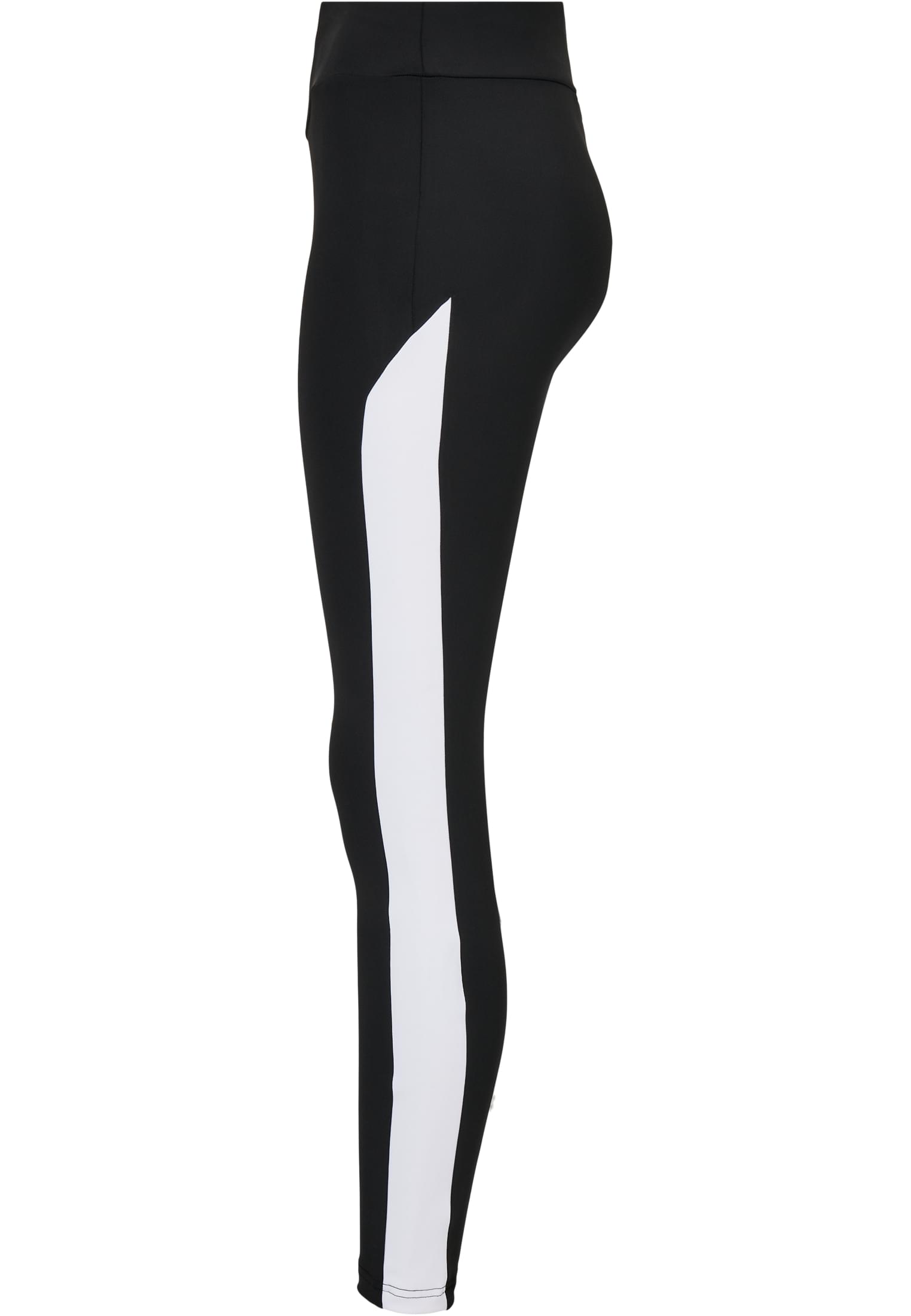 Ladies Color Block Leggings | black/white