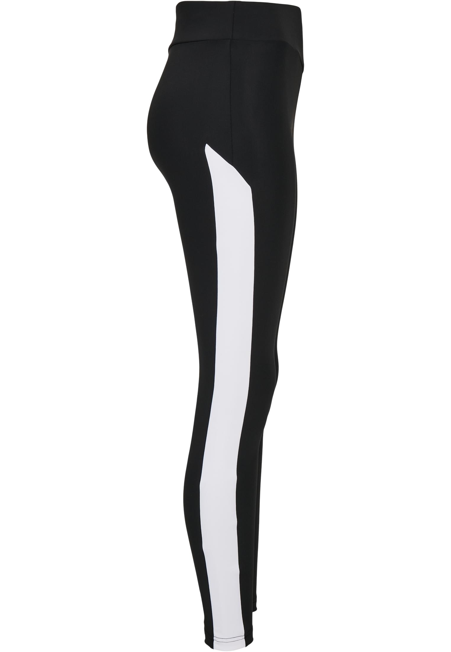 Ladies Color Block Leggings | black/white