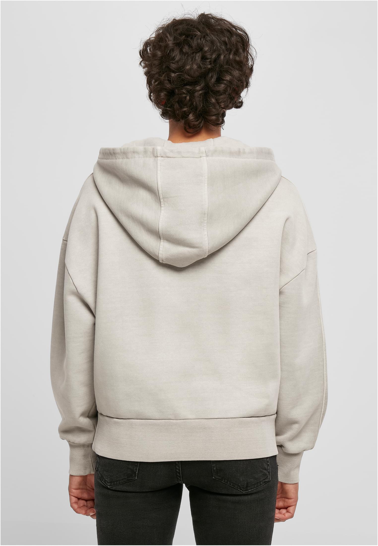 Ladies Heavy Terry Garment Dye Hoody | warmgrey